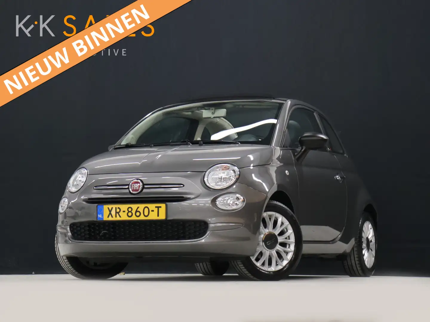 Fiat 500C 0.9 TwinAir Turbo Popstar [CABRIOLET, CRUISE CONTR Grijs - 1