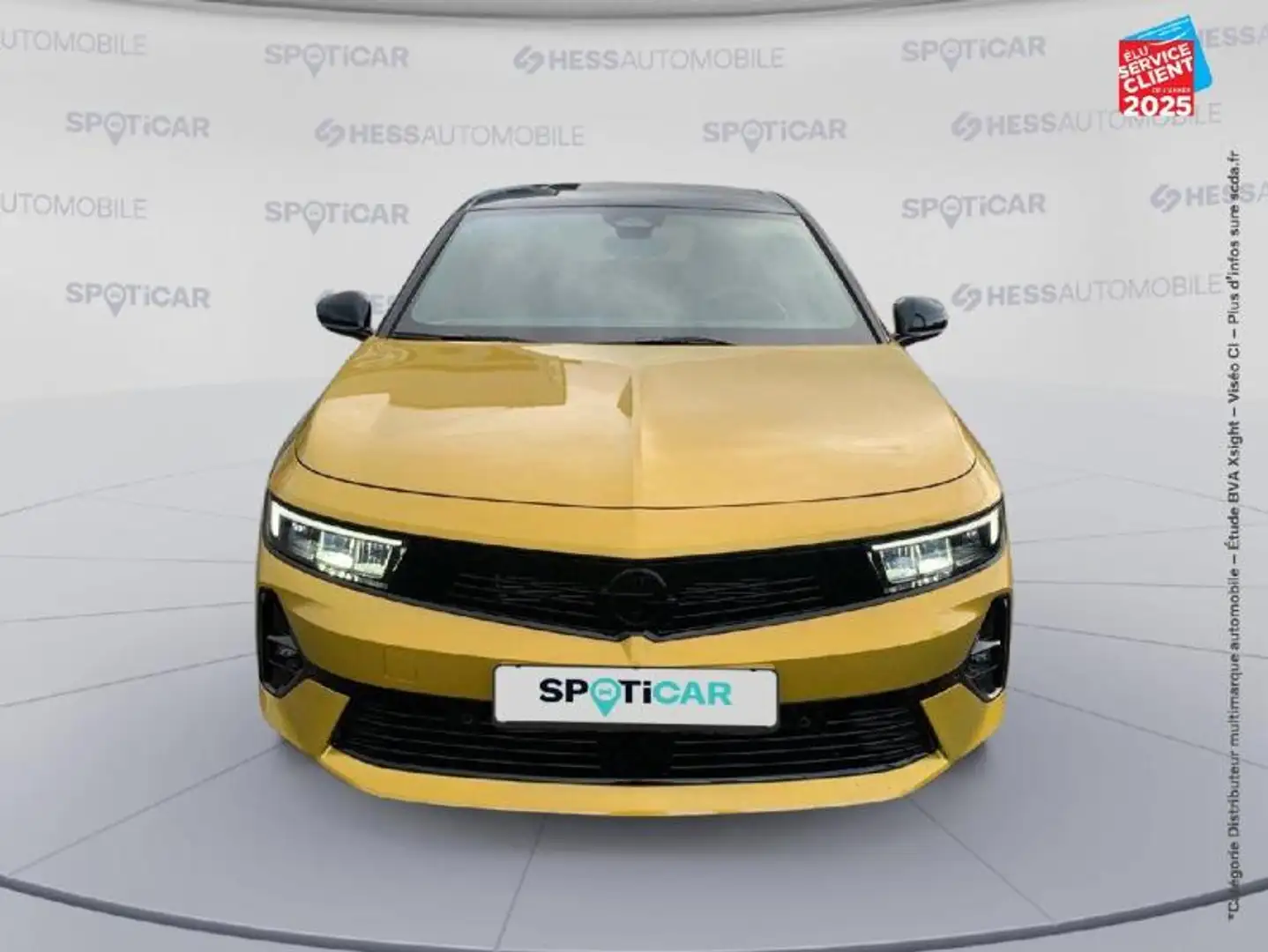 Opel Astra 1.6 Turbo 180ch Hybrid GS BVA8 Jaune - 2