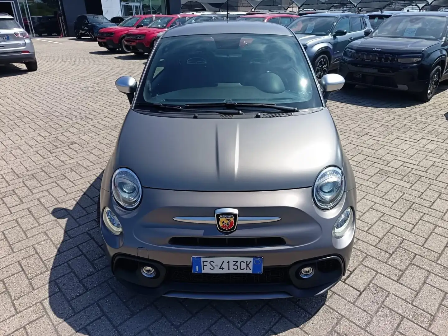 Abarth 595 Turismo 595 1.4 Turbo T-Jet 165 CV Turismo PELLE Gris - 2