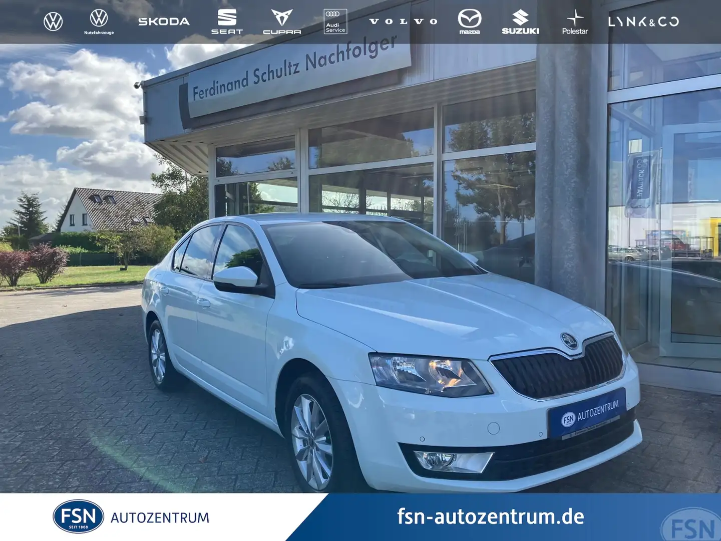 Skoda Octavia 2.0 TDI DSG DPF Style Green tec NAVI,GRA,Lane.Ass Weiß - 1