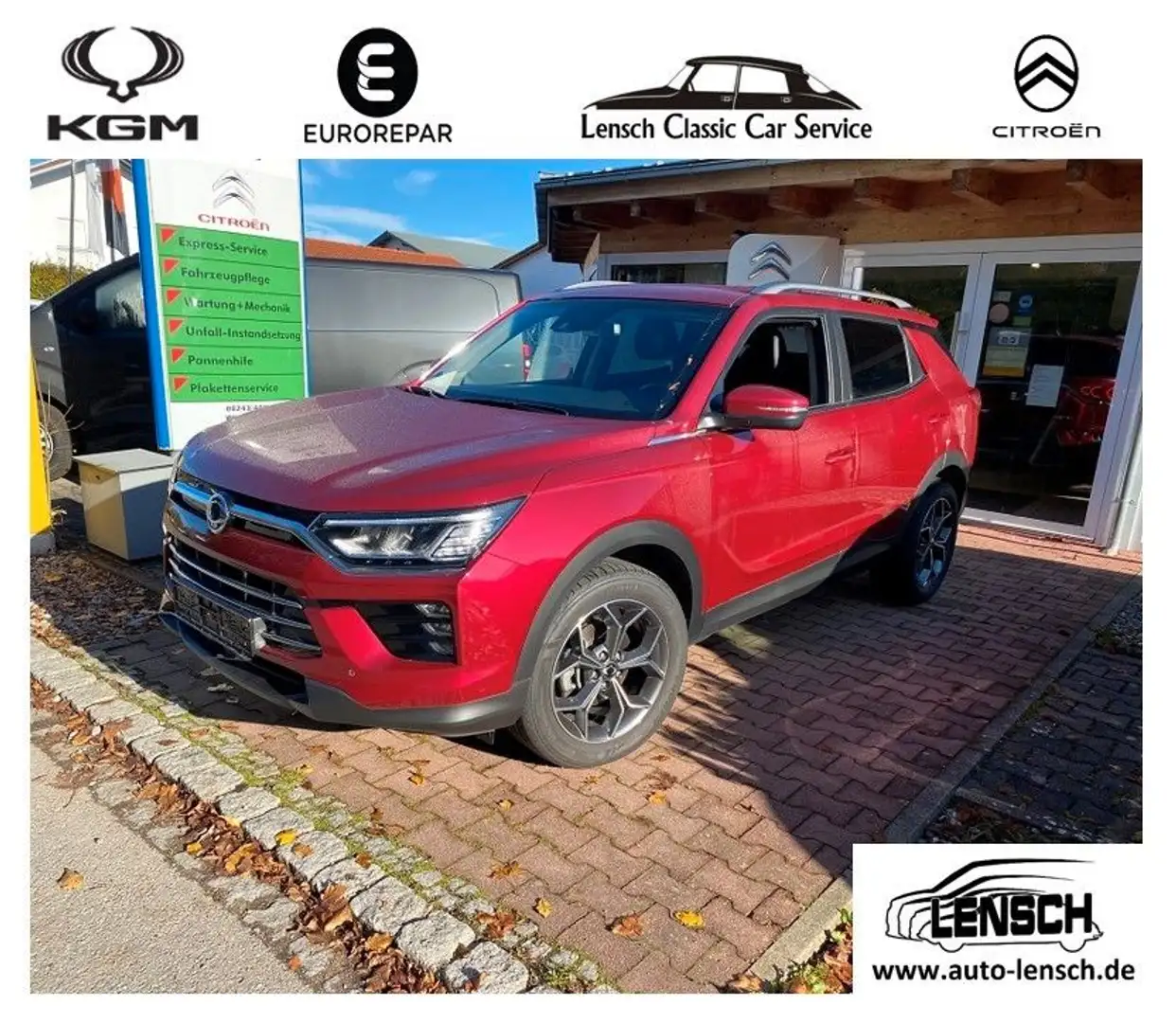 SsangYong Korando 1.5P 6AT Quartz *SHZ*Navi*ACC* Rouge - 1