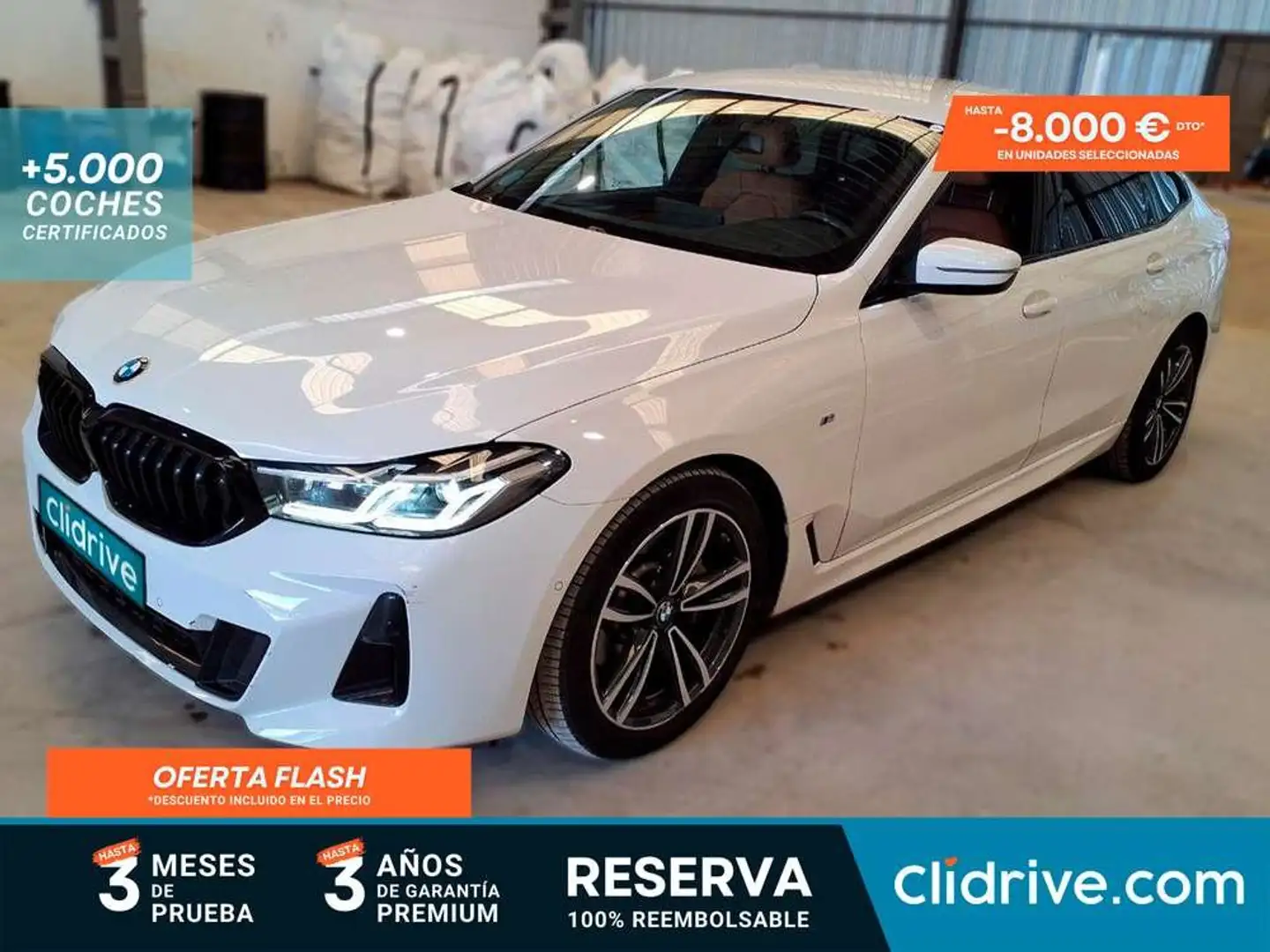 BMW 620 620d xDrive Gran Turismo Blanco - 1