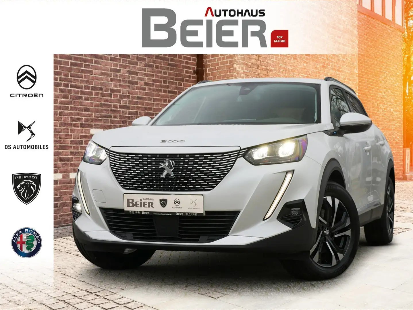 Peugeot 2008 e-136 Allure Pack Sitzh./ Klimaau./ Navi Blanc - 1
