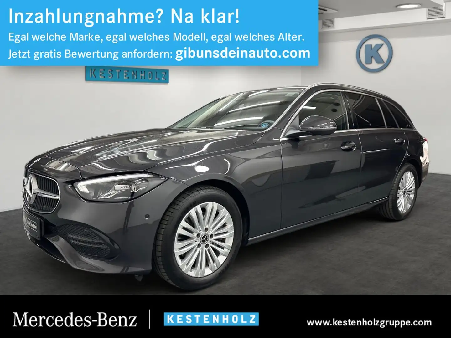 Mercedes-Benz C 220 d T Avantgarde PANO+KAMERA+BURMESTER+DAB Grau - 1