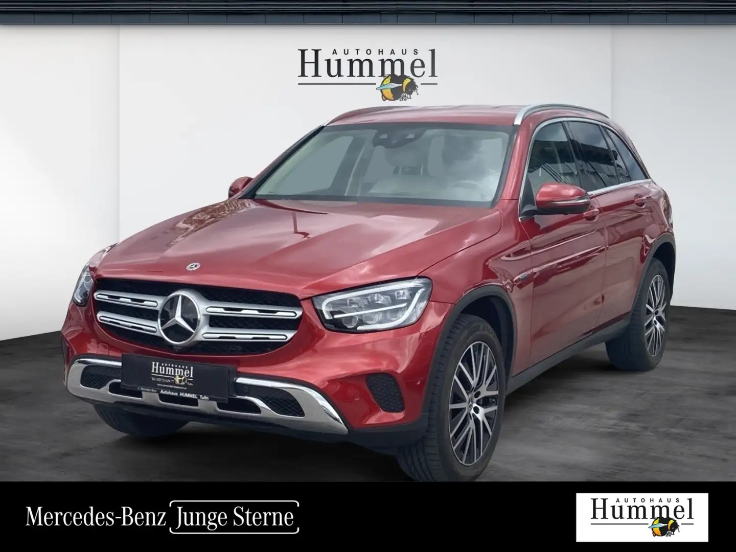 Mercedes-Benz GLC 300 de 4MATIC MBUX HUD PTS Shz eHeck Klima Rot - 1