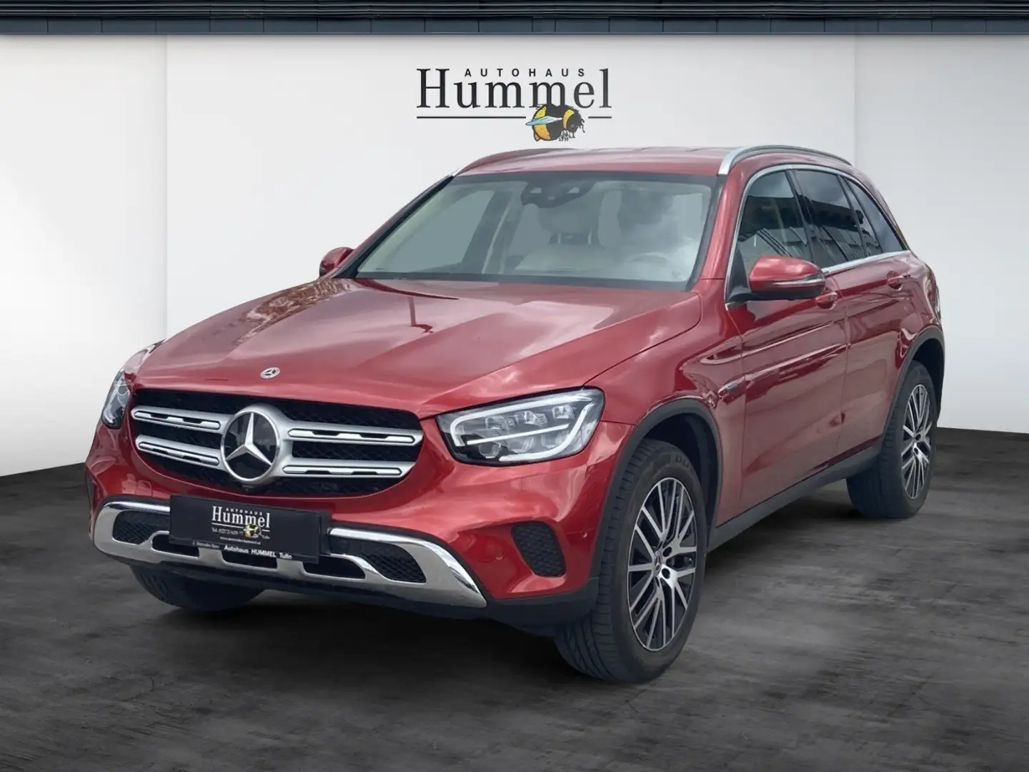 Mercedes-Benz GLC 300 de 4MATIC MBUX HUD PTS Shz eHeck Klima Rot - 2