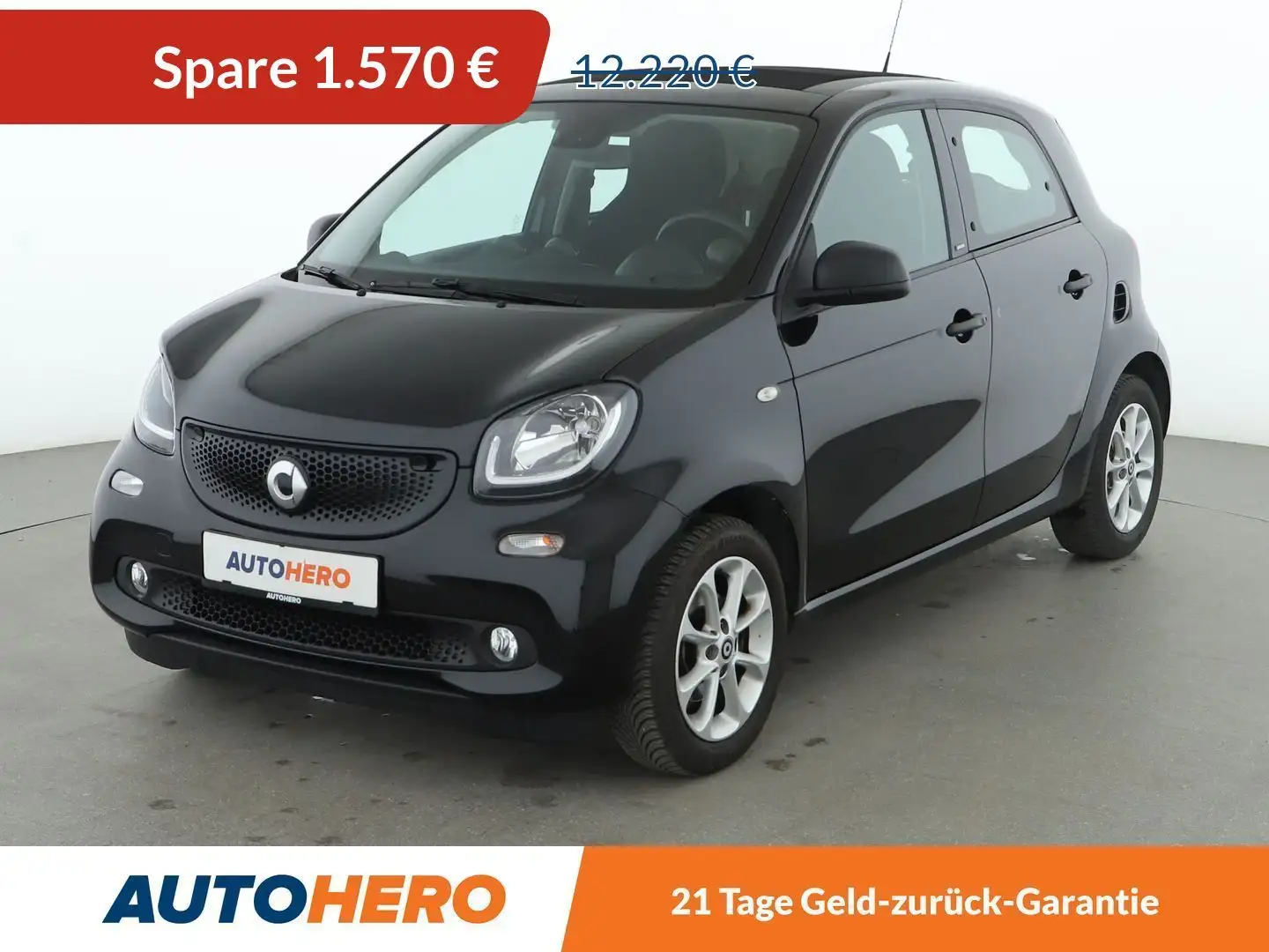 smart forFour 0.9 Turbo passion*NAVI*PDC*SHZ*TEMPO*KLIMA* Schwarz - 1