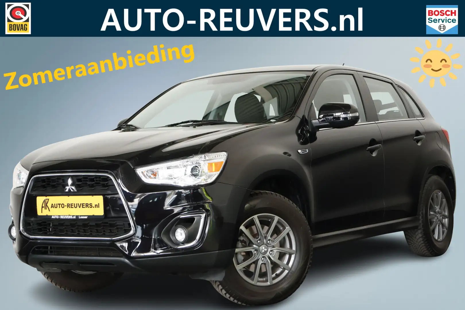 Mitsubishi ASX 1.6 Cleartec Intense / Cruisecontrol / Clima / Cam Zwart - 1