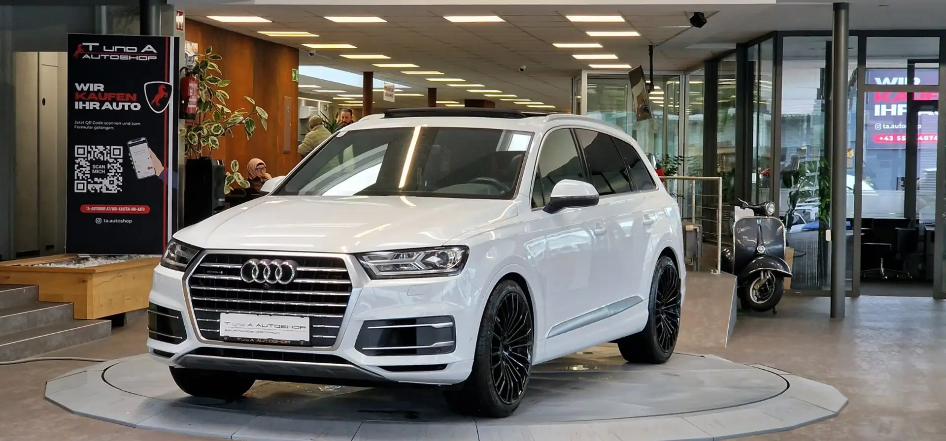 Audi Q7 50 TDI quatttro S-tronic *BOSE*Pano*360°*Virtual-C Weiß - 1