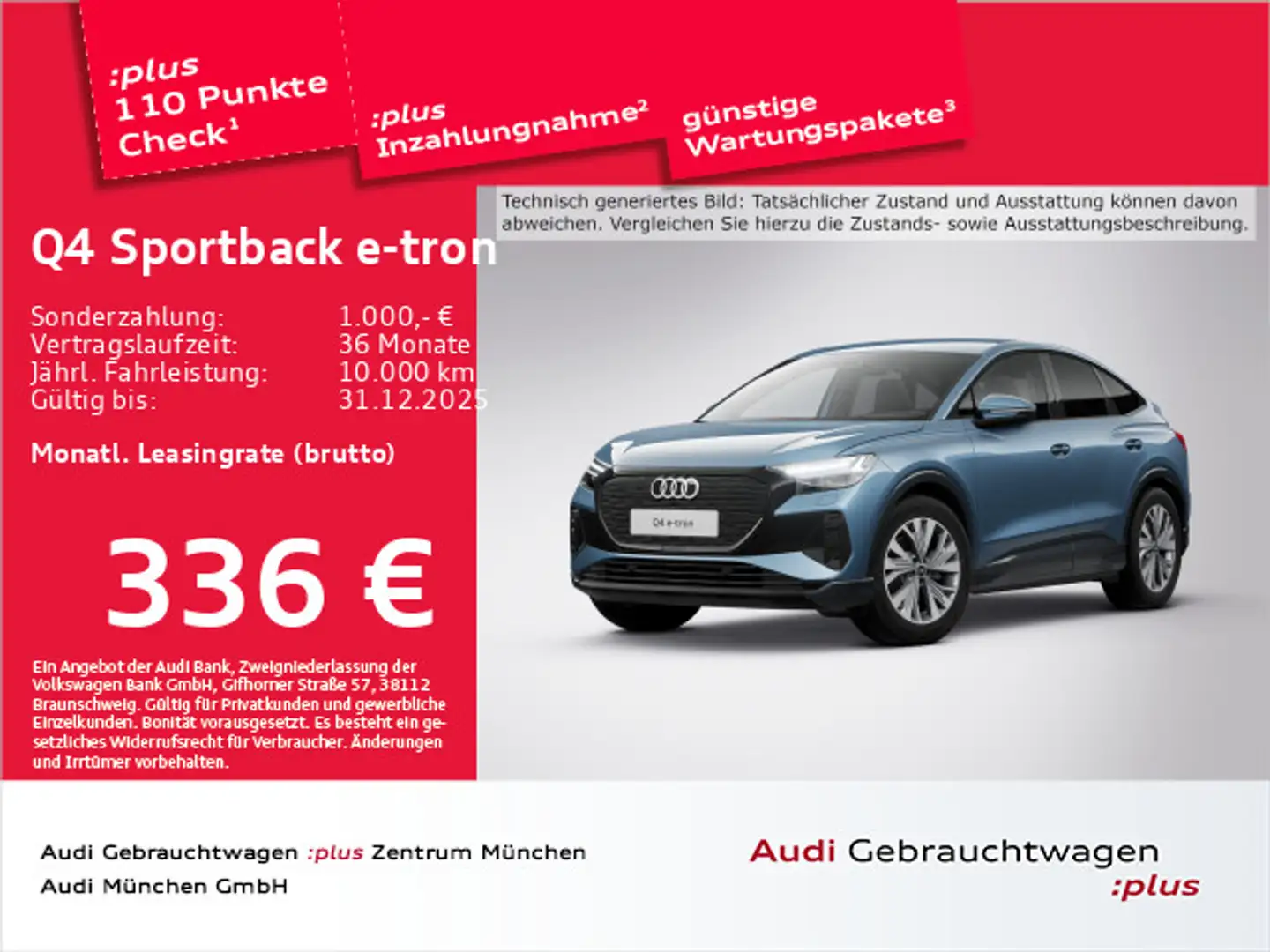 Audi Q4 e-tron 35 advanced Virtual+/Matrix/ Blau - 1
