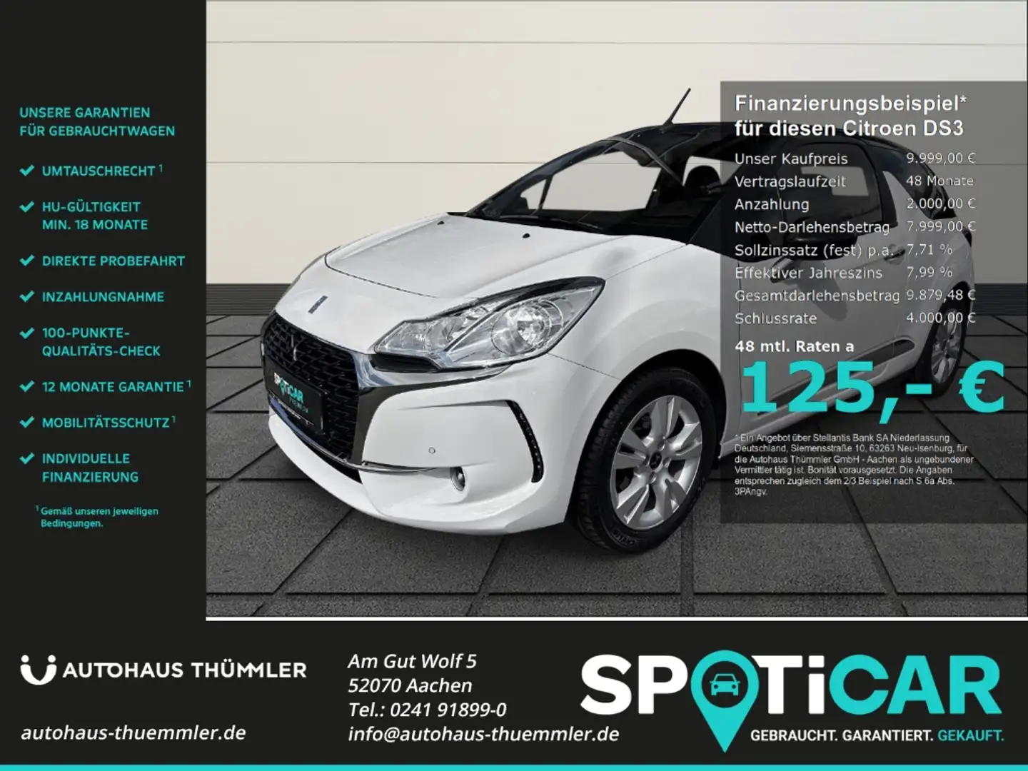 Citroen DS3 Cabrio So Chic 1.2 PureTech 82 Soundsystem DAB Not Beyaz - 1