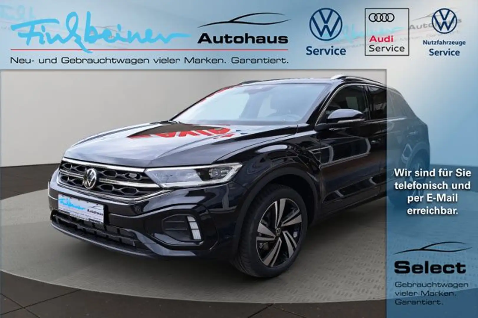 Volkswagen T-Roc R-Line 1.5l TSI DSG Bluetooth LED Klima Nero - 1