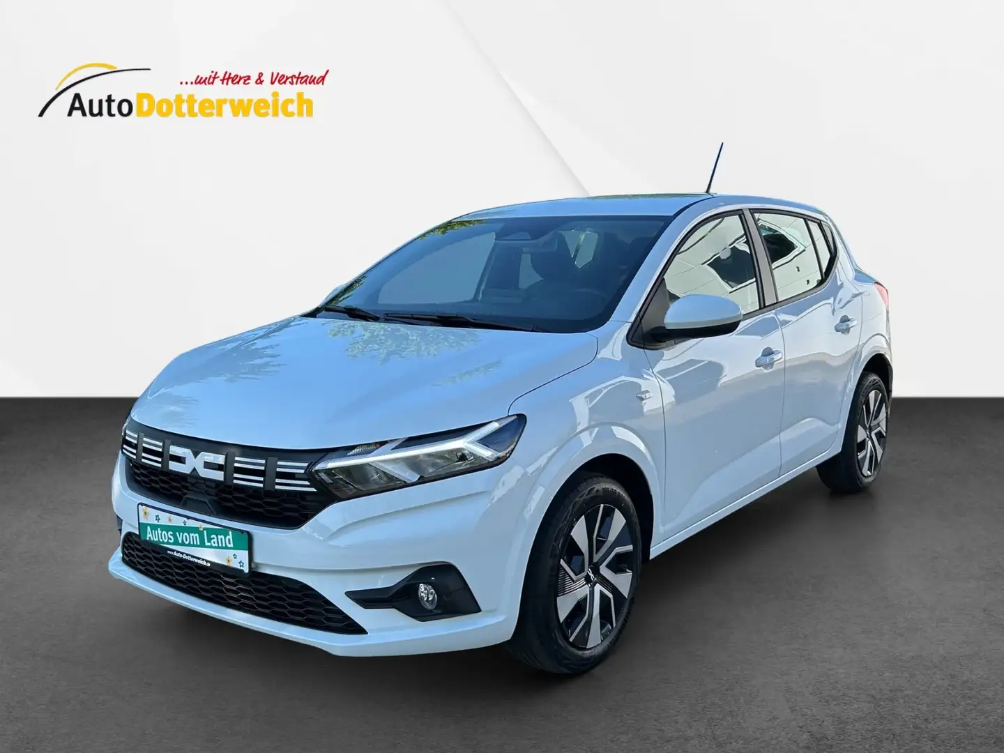 Dacia Sandero Expression tce 90 Klima, Bluetooth, Einparksensore Wit - 1