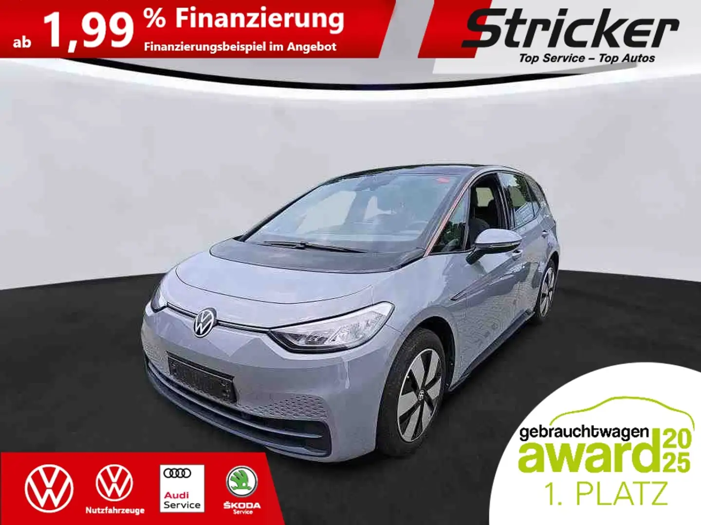 Volkswagen ID.3 Pure City 110/45 225,-ohne Anzahlung ACC Sitzheiz Grau - 2