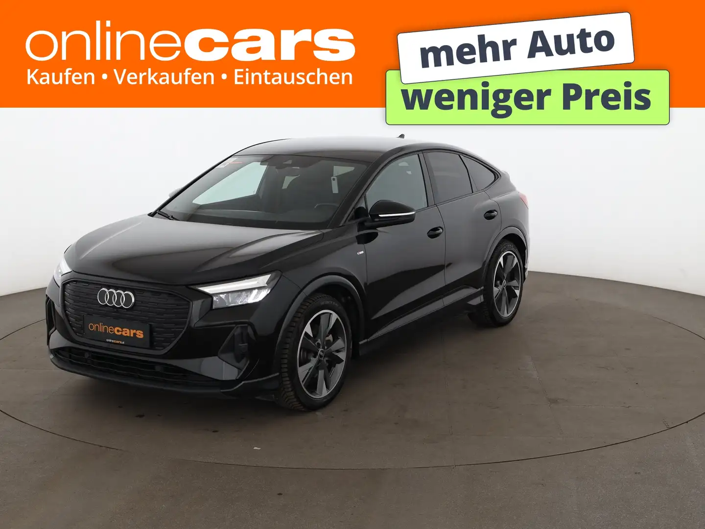 Audi Q4 e-tron SB 40 S-Line 82kWh Aut LED RADAR LEDER Schwarz - 1