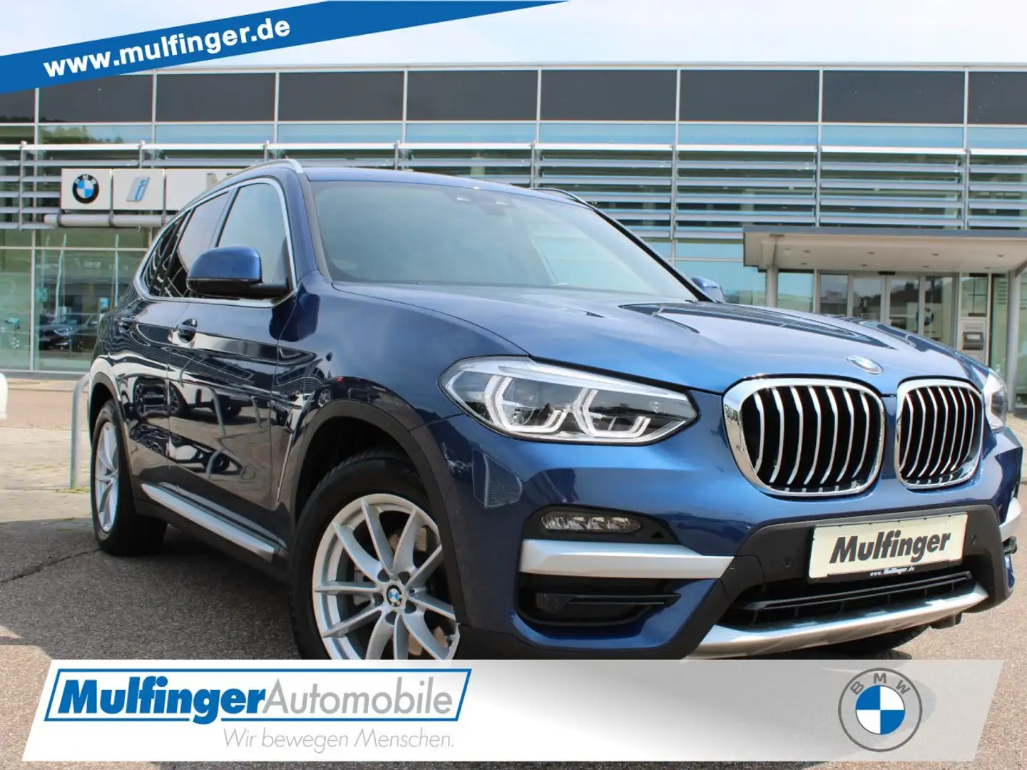 BMW X3 xDr. 20d xLine ad.LED LivePlus AHK HiFi Sitzh. Blu/Azzurro - 1