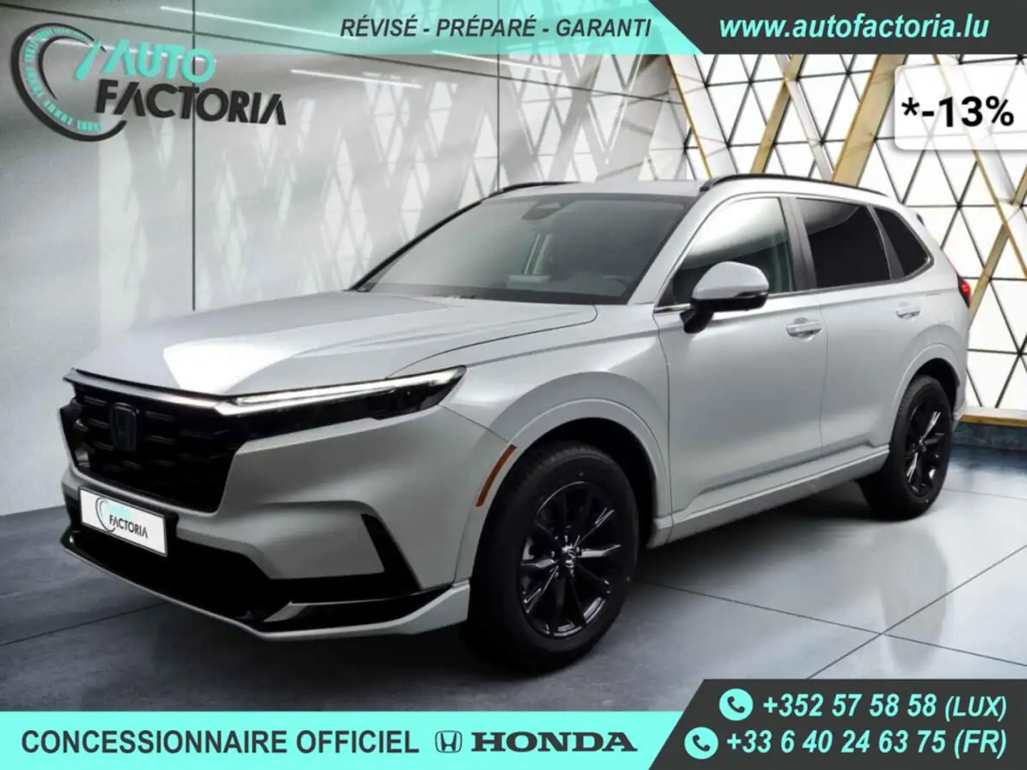 Honda CR-V -13% 4x4 2.0 HYB 184 BVA+T.PANO+GPS+CUIR+CAM360+Opts Beige - 1