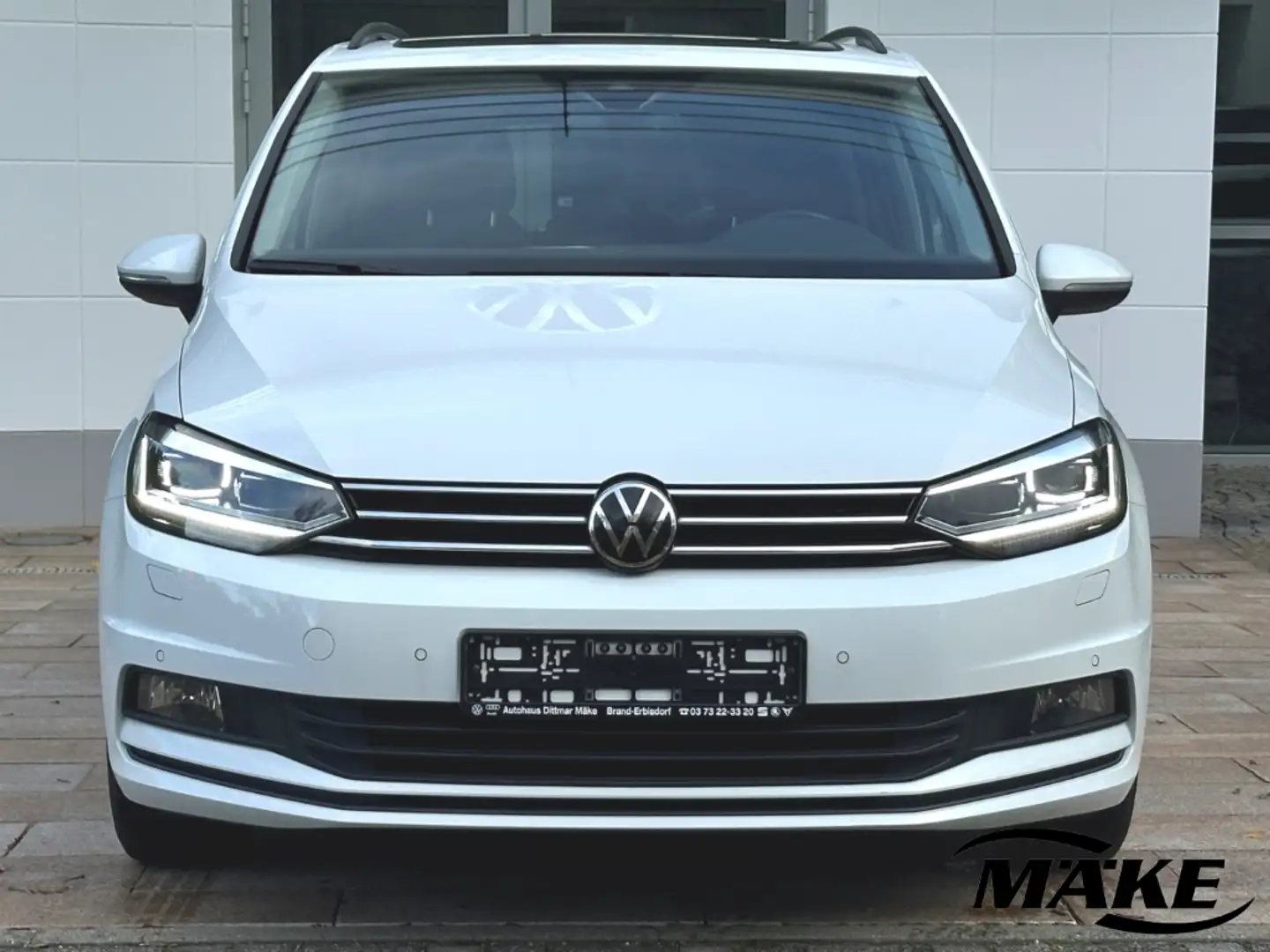 Volkswagen Touran Comfortline 2.0 TDI DSG AHZV STDHZG RFK Weiß - 2