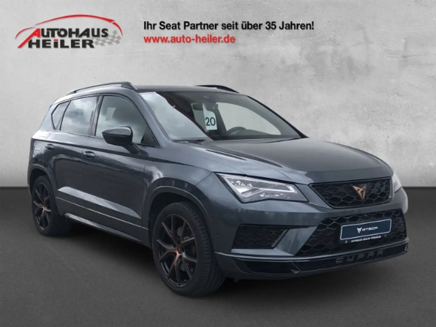 CUPRA Ateca 4Drive 2.0 TSI AHK Pano TopView el.Sitz Šedá - 1