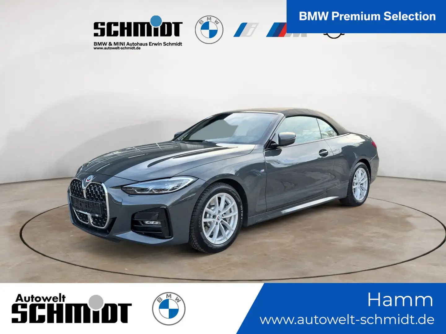 BMW 430 i Cabrio M Sport + 2Jahre-BPS.-GARANTIE Grau - 1