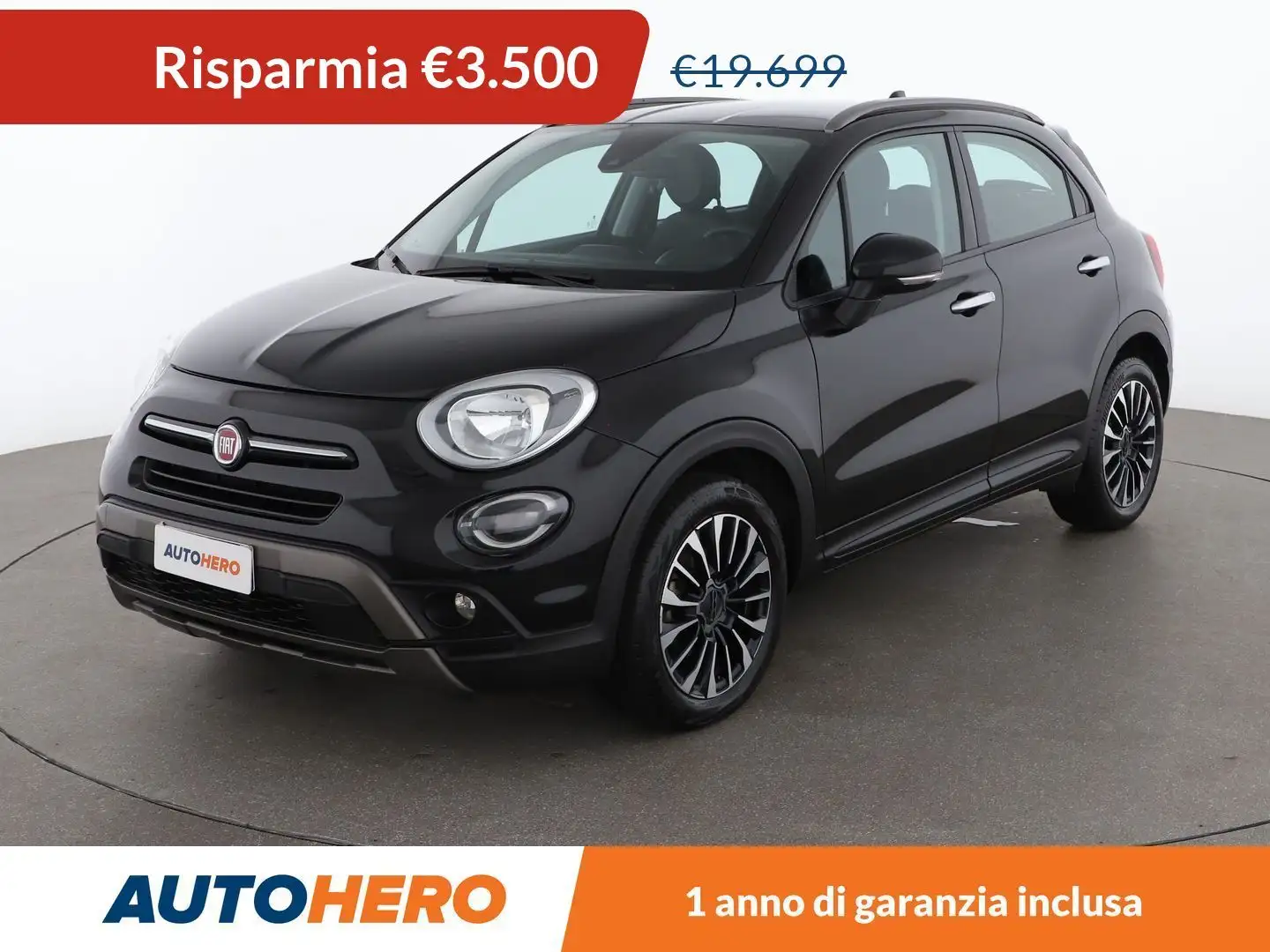 Fiat 500X 1.6 M-Jet Cross 130 CV Nero - 1