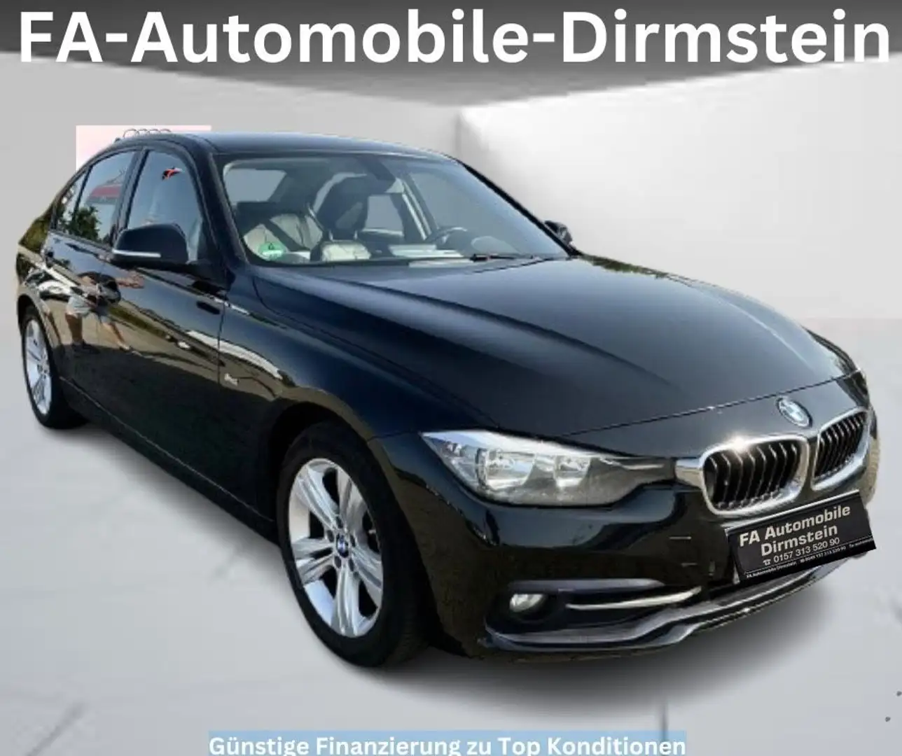 BMW 320 Baureihe 3 Lim. 320 d Sport Line/LEDER/NAVI Schwarz - 1