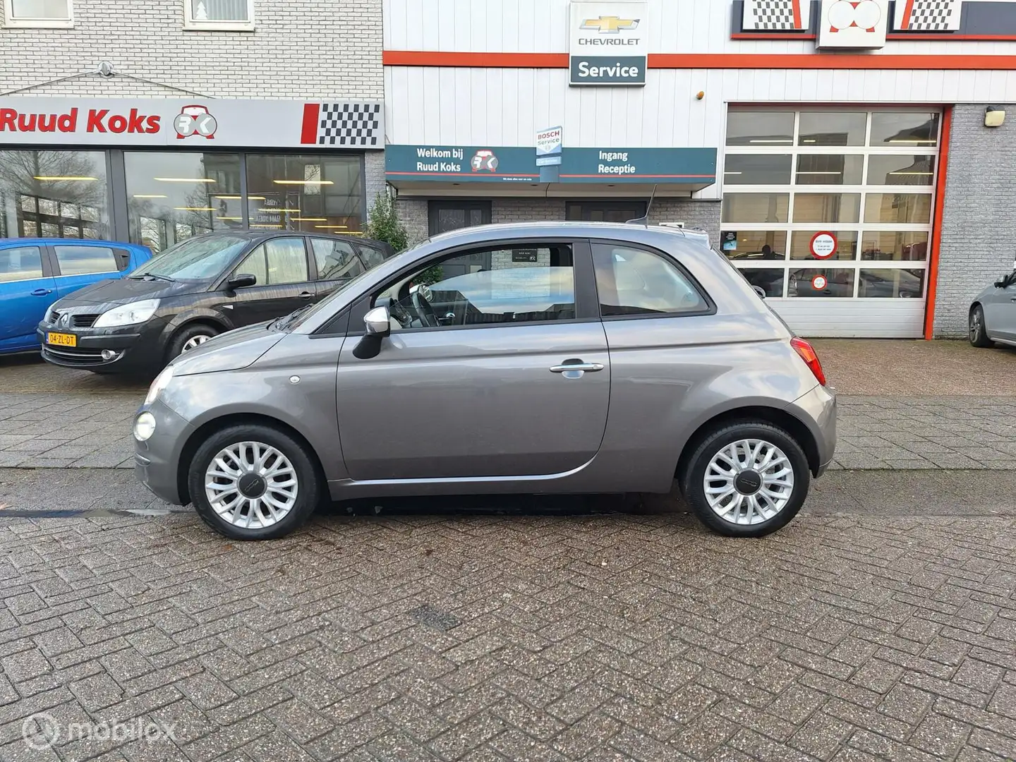 Fiat 500 TwinAir TURBO POPSTAR / Cruise Control / Airco / Grau - 2
