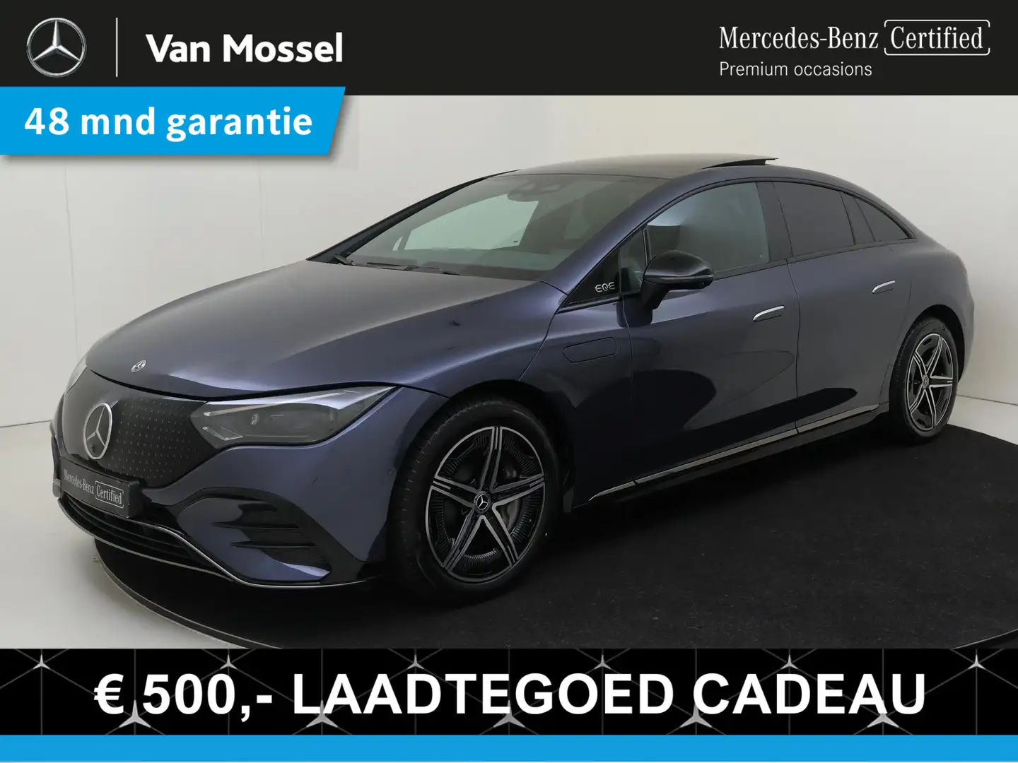 Mercedes-Benz EQE 300 300 Sport Edition 90 kWh Panoramadak / Nightpakket Bleu - 1