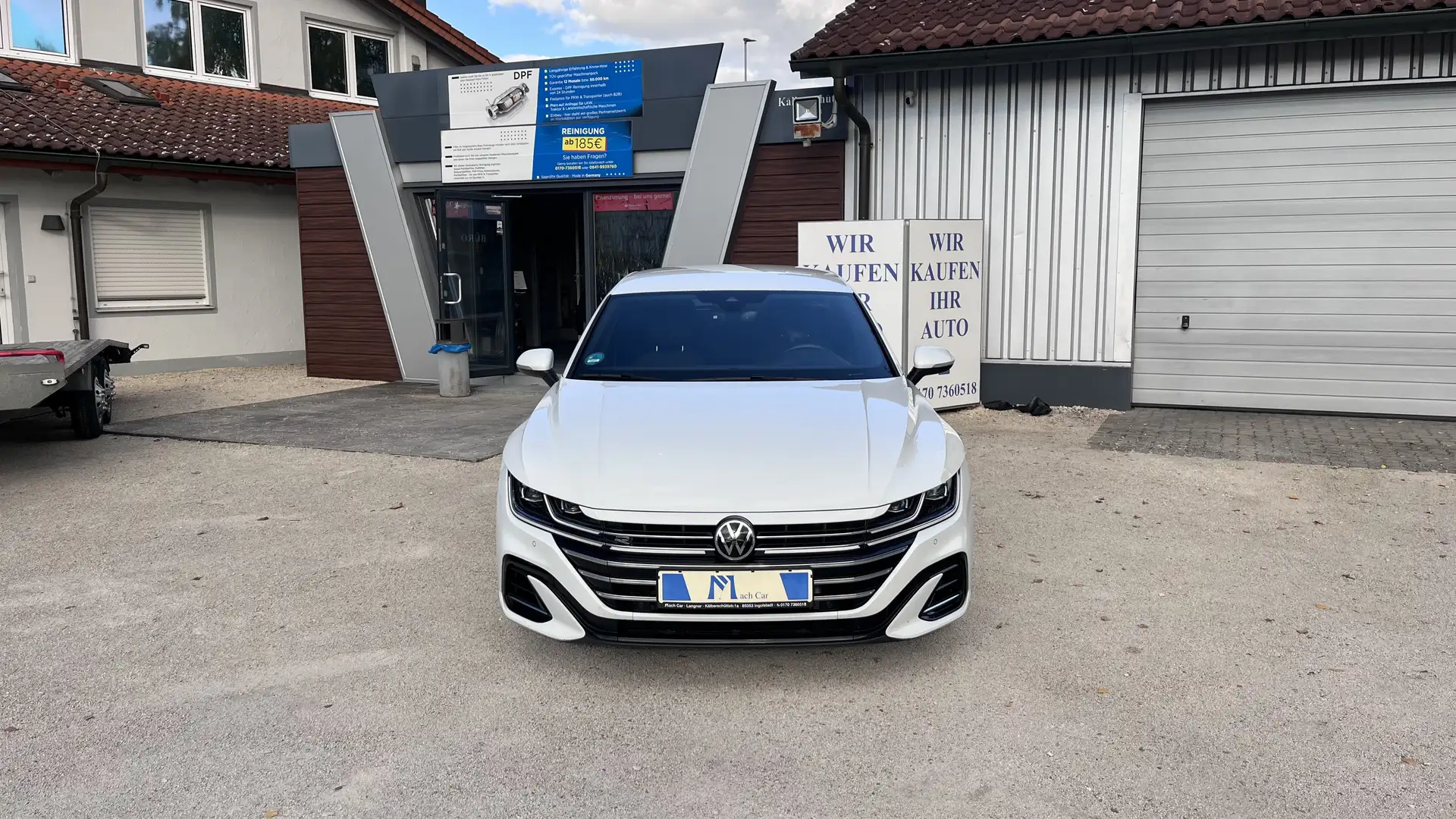 Volkswagen Arteon R-Line*II HAND*AUTOMATIC*8X BEREIFT*UNFALLFREI* Blanc - 1