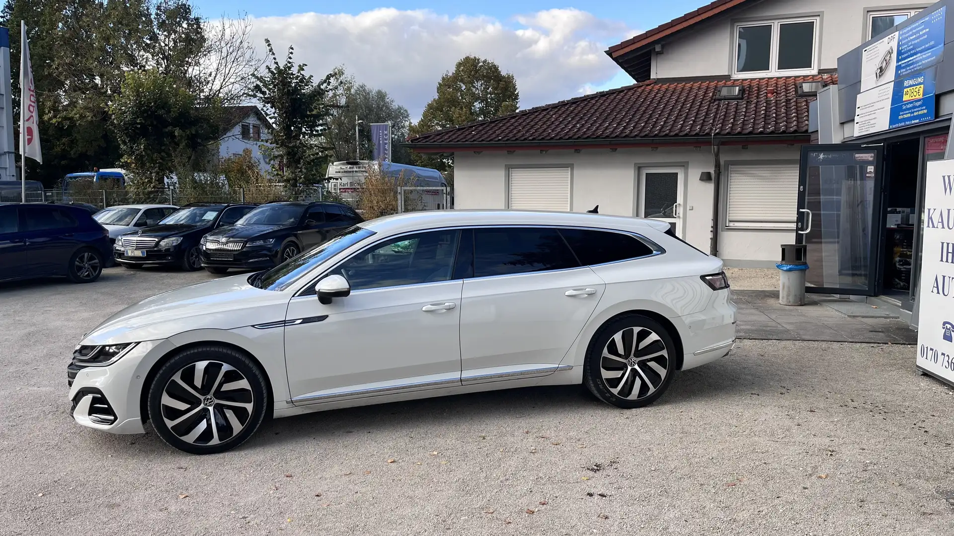 Volkswagen Arteon R-Line*II HAND*AUTOMATIC*8X BEREIFT*UNFALLFREI* Blanc - 2