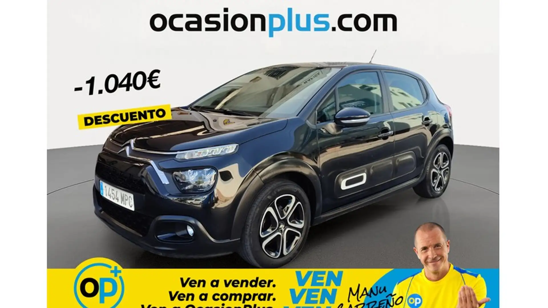 Citroen C3 1.2 PureTech S&S Plus 83 Negro - 1