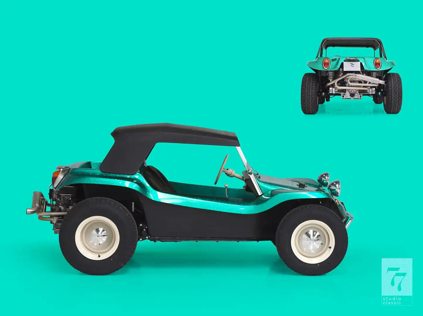 Volkswagen Buggy Original Meyers Manx Classic Brilliant light blue Blau - 1