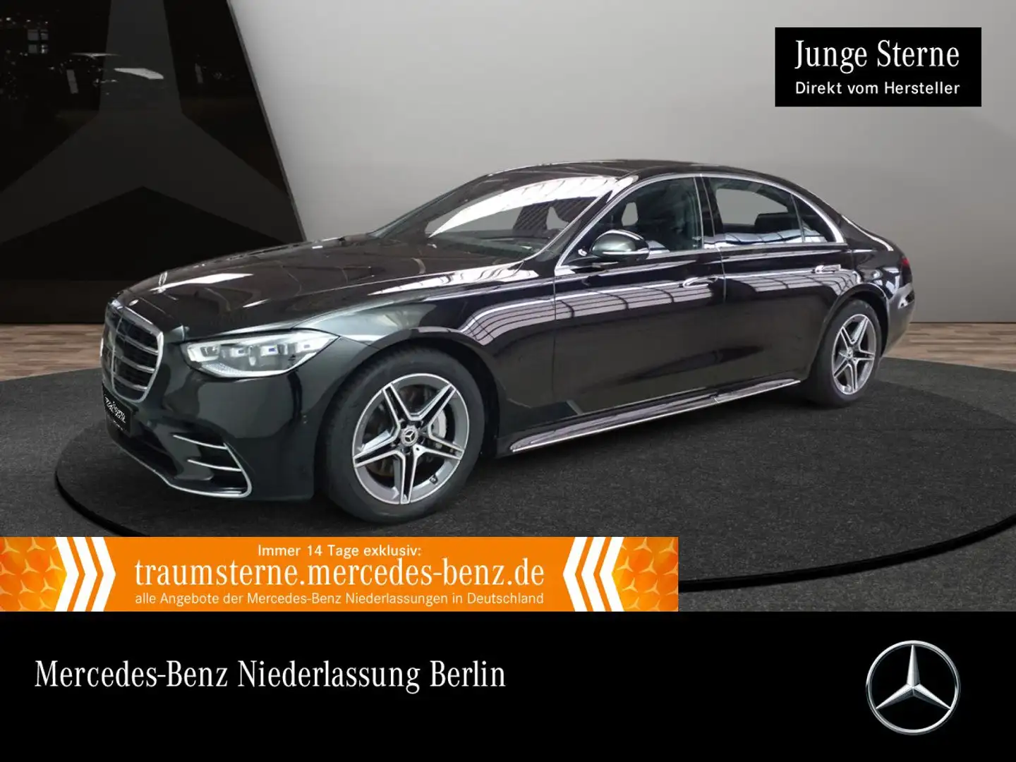 Mercedes-Benz S 500 L 4M AMG+PANO+DIGITAL-L+BURMESTER3D+19"+TV Schwarz - 1