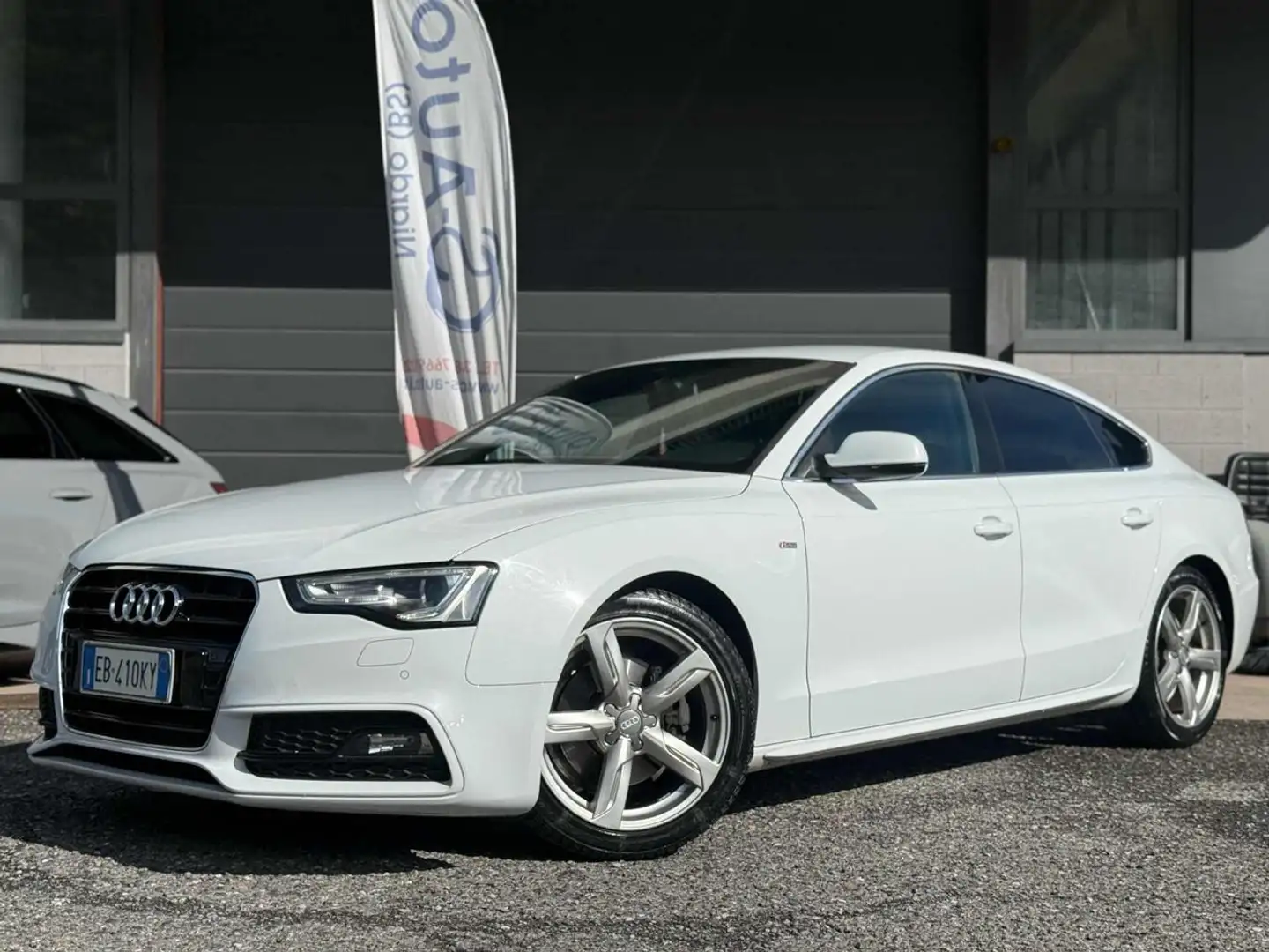 Audi A5 SPB 2.0 TDI 177 CV multitronic Ambiente Blanc - 1
