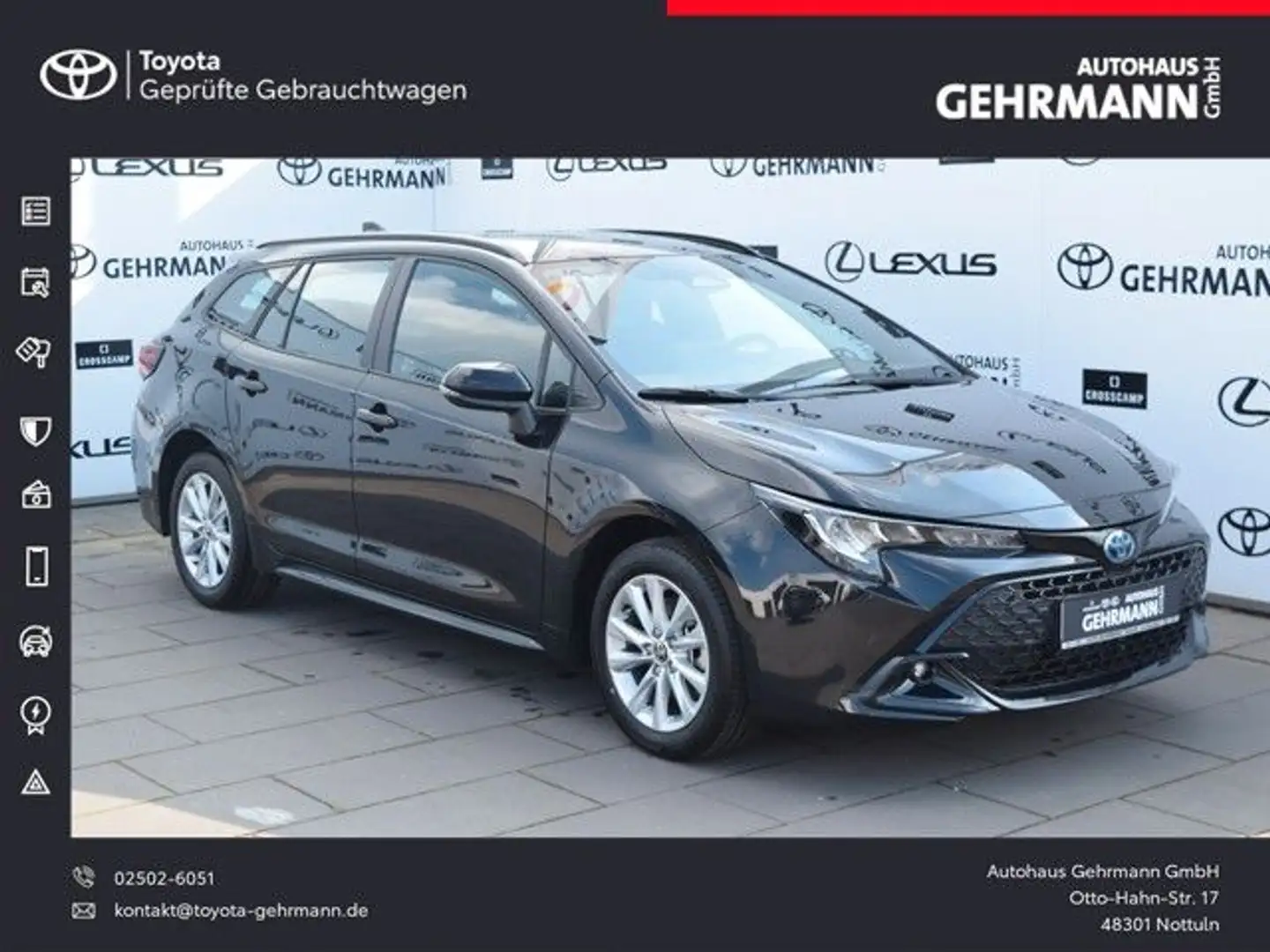 Toyota Corolla 2,0l Hybrid TS, Business Edition *1,99%* Zwart - 1