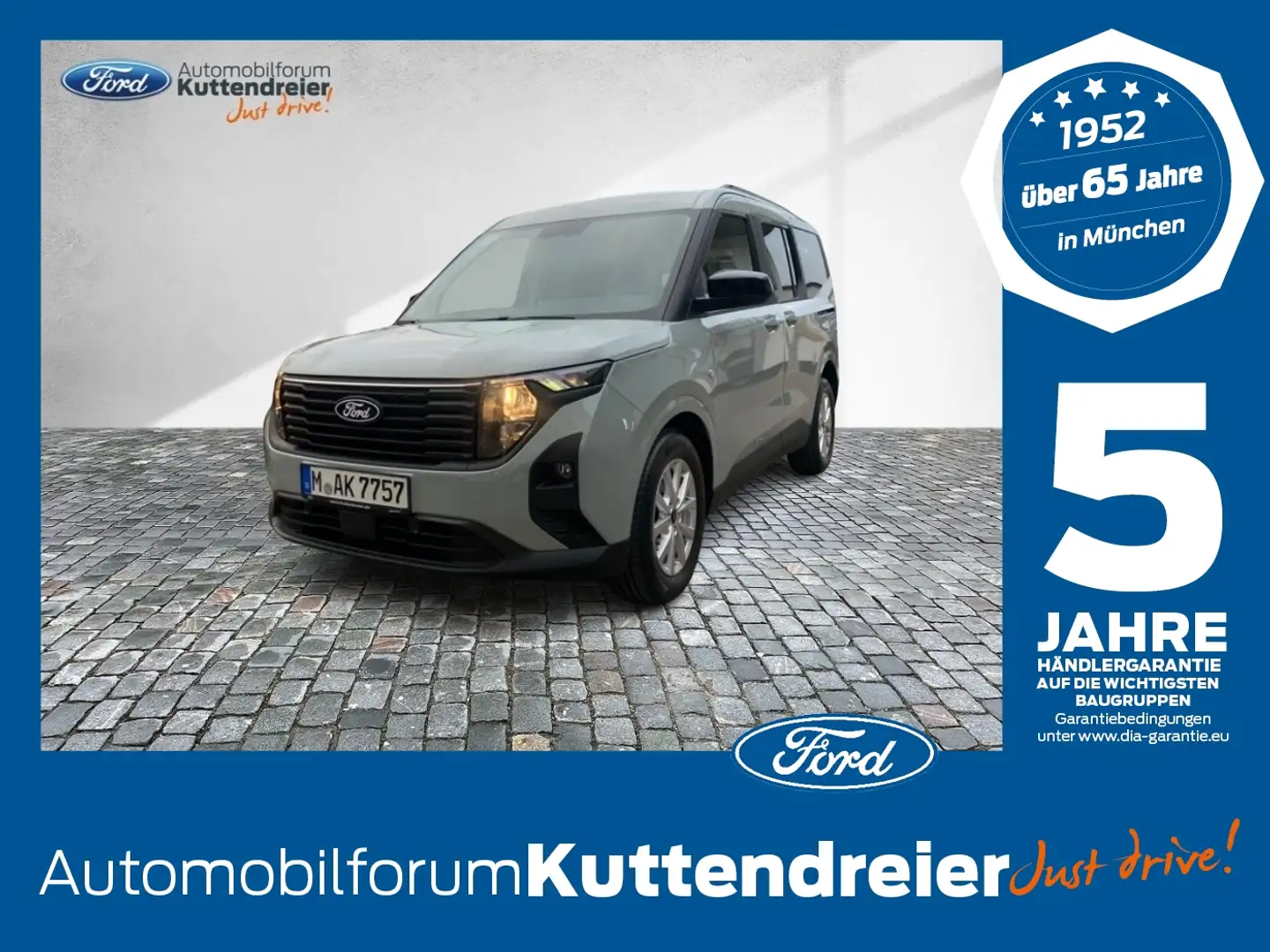 Ford Tourneo Courier 1.0 EcoBoost Titanium FLA AHK Gri - 1