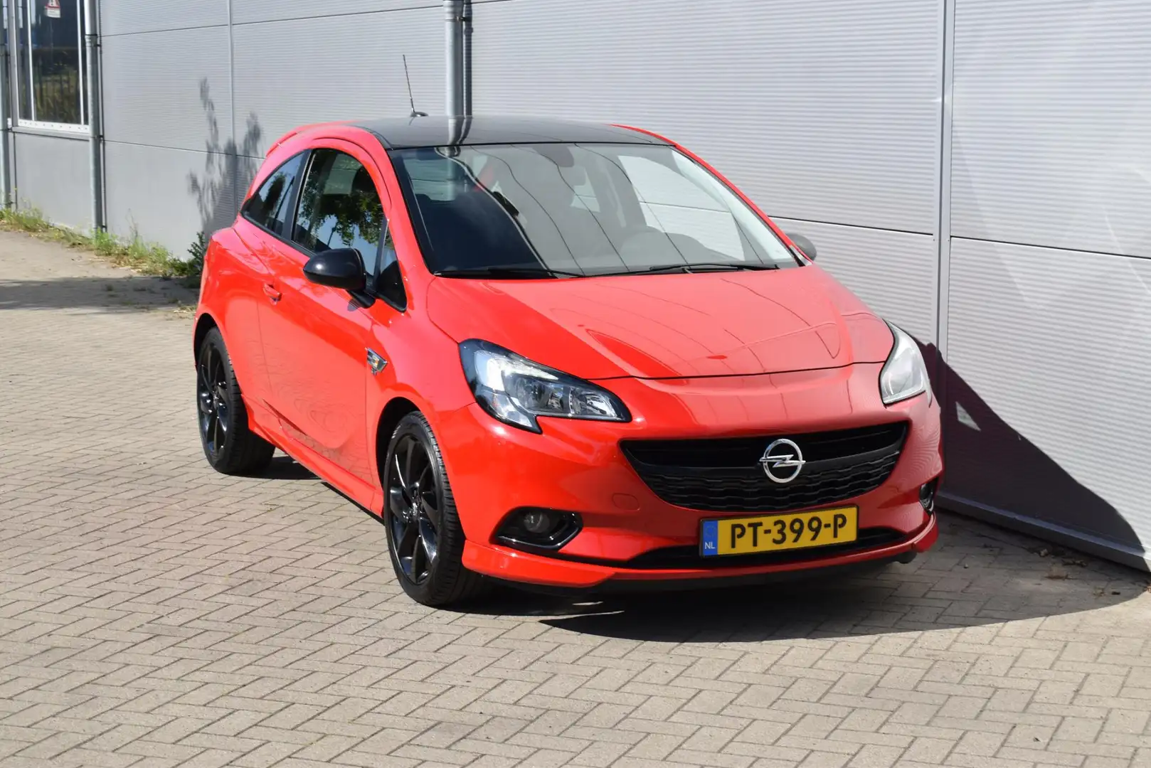Opel Corsa 1.0 Turbo Online Edition AIRCO / OPC LINE / CARPLA Rosso - 2