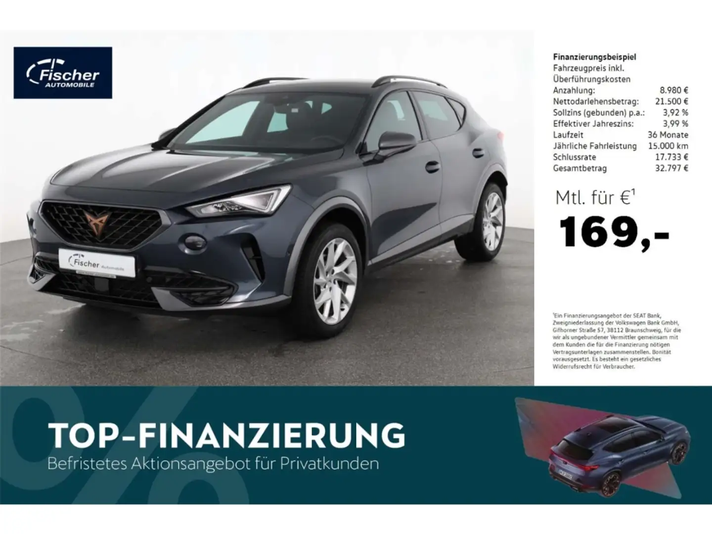 CUPRA Formentor 2.0 TDI DSG 4Drive NAV/ACC/el.Klappe Grau - 1