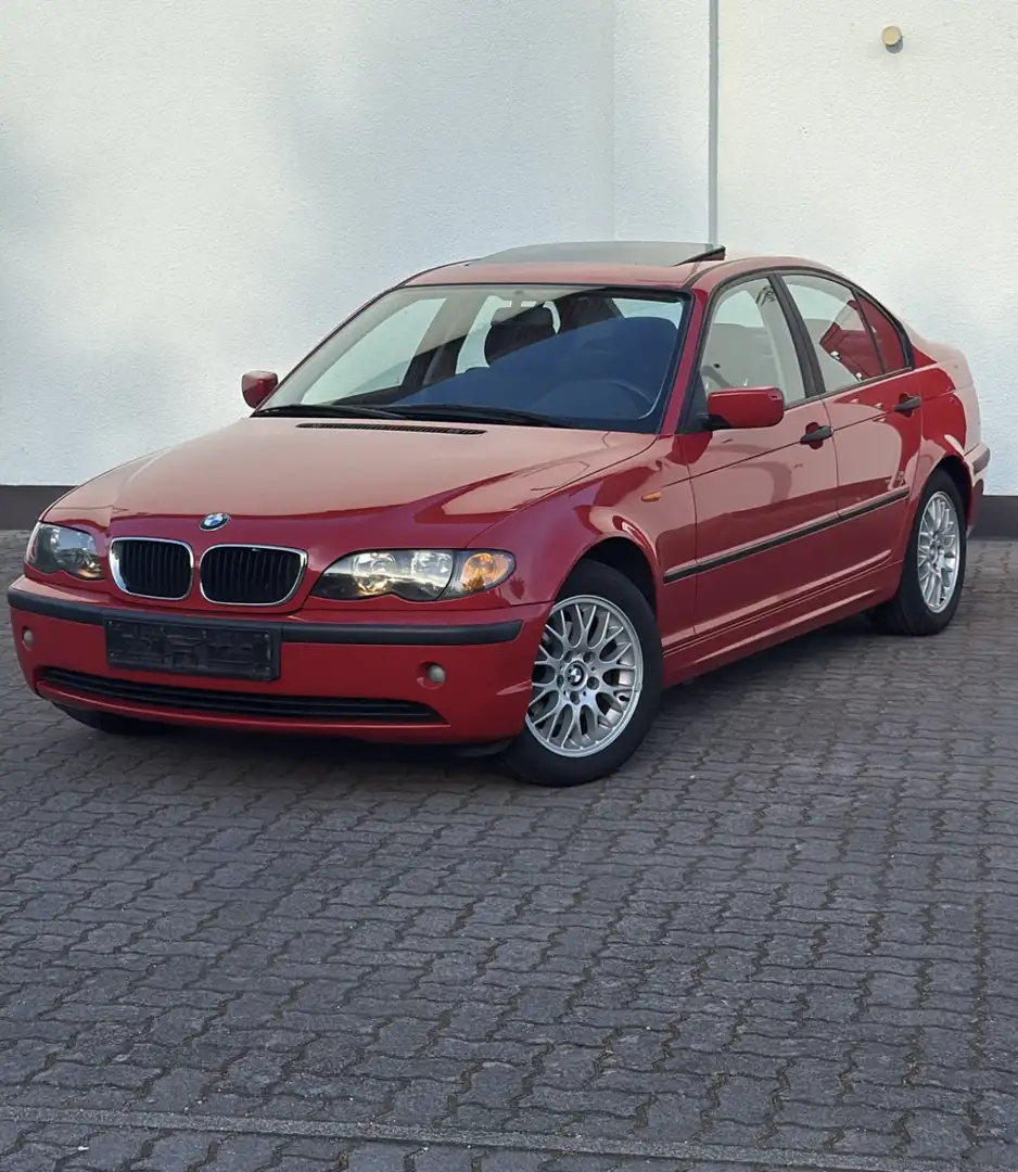 BMW 318 318i/119TKM/Schiebedach/AHK/HU06/27/Klima Rot - 1