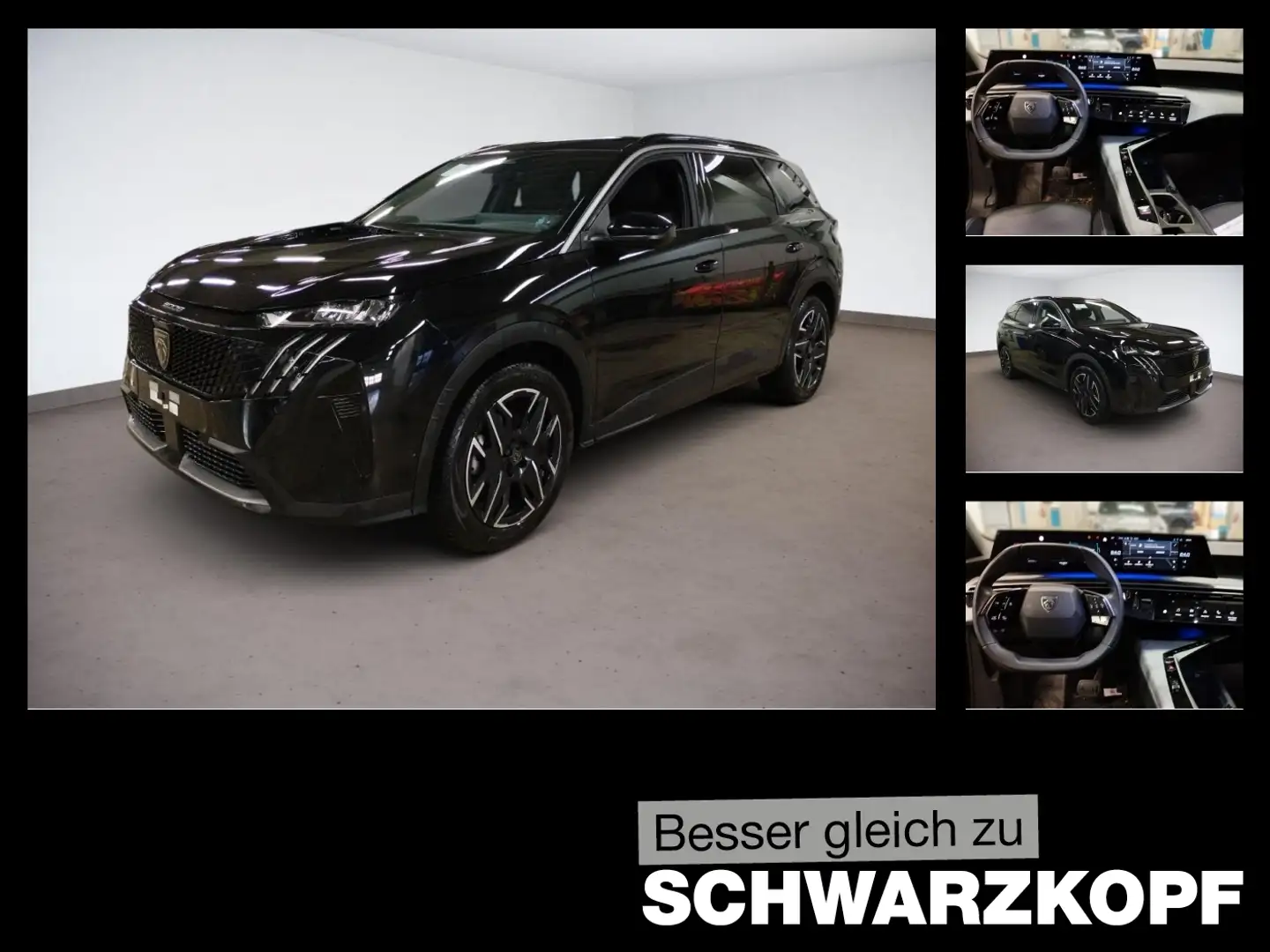 Peugeot 5008 1.2 sitzheizung,Parkpilot,Tempomat Schwarz - 1