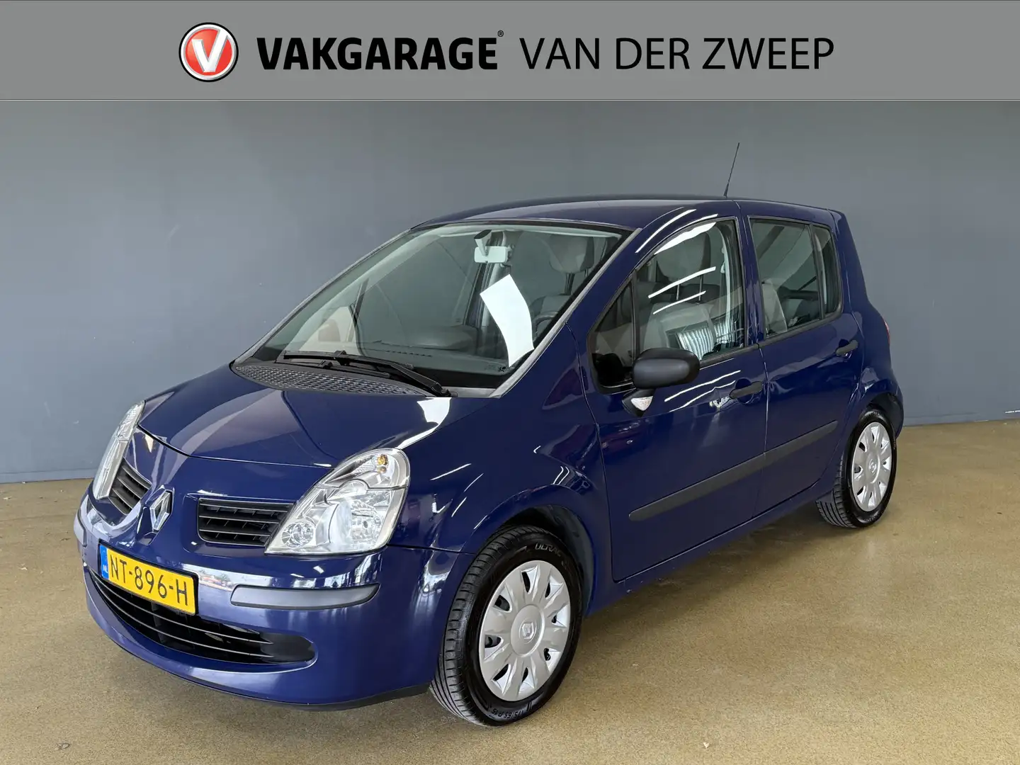 Renault Modus 1.2-16V Authentique | Airco | Nieuwe APK Blauw - 1