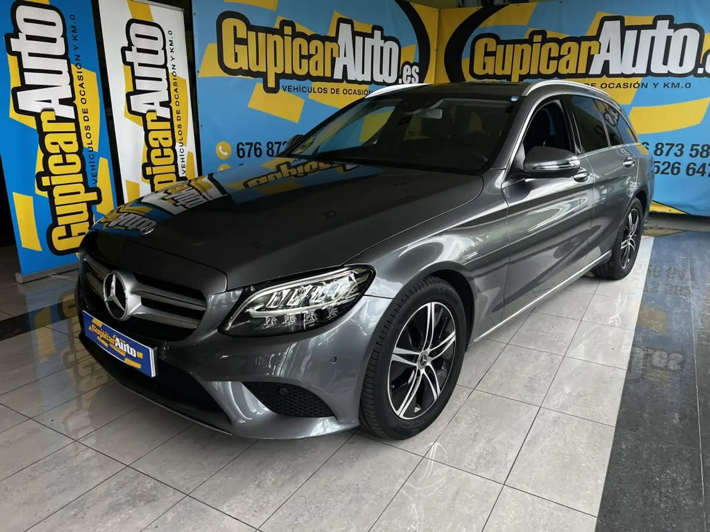 Mercedes-Benz C 220 Estate 220d 9G-Tronic Gris - 1