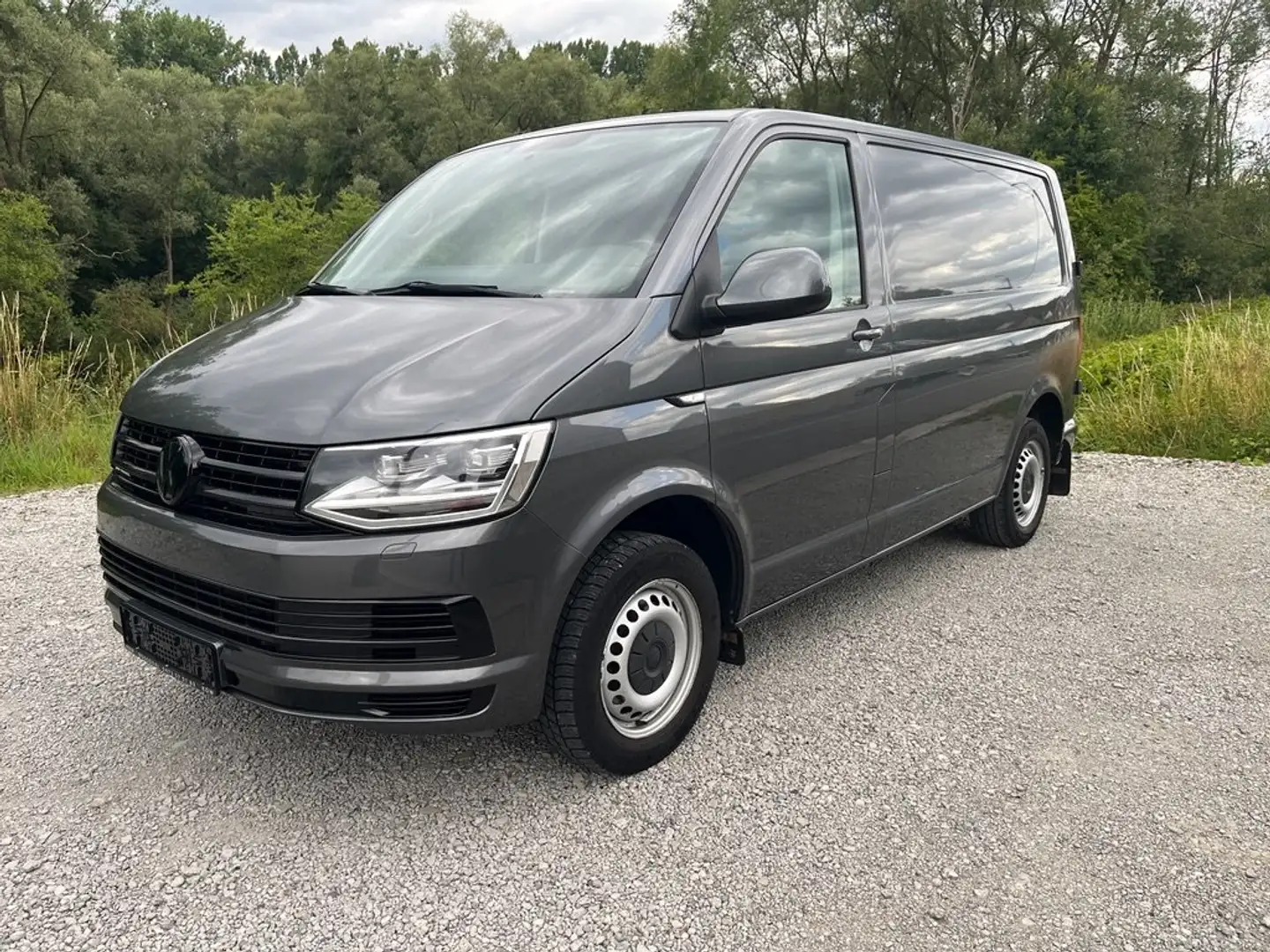 Volkswagen T6 Transporter BENZINE 2.0TSI 150PK 2019 3 ZITPL in TOPSTAAT ! Gris - 1
