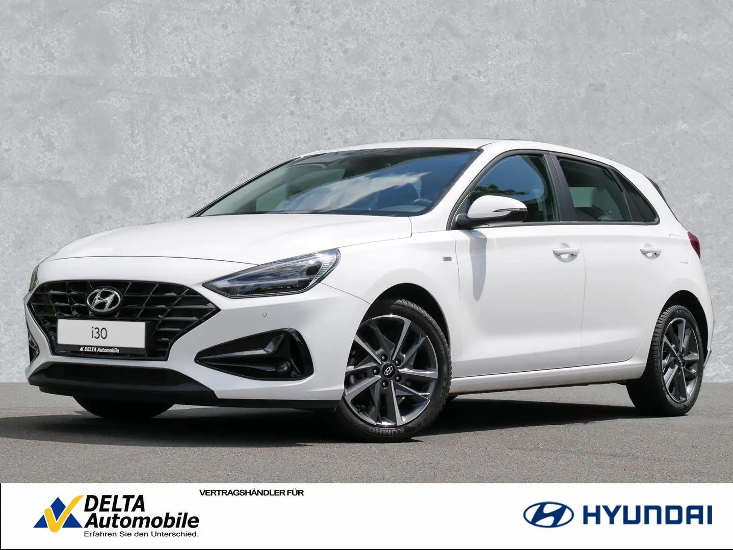 Hyundai i30 1.0 TGDI 48V Trend Navi Voll-LED Carplay Білий - 1