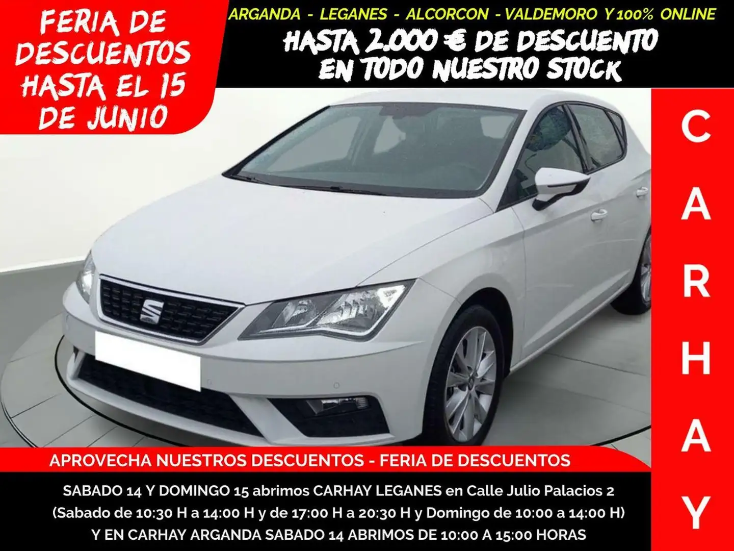 SEAT Leon 1.5 TGI 96kW (130CV) St&Sp Style Bianco - 1