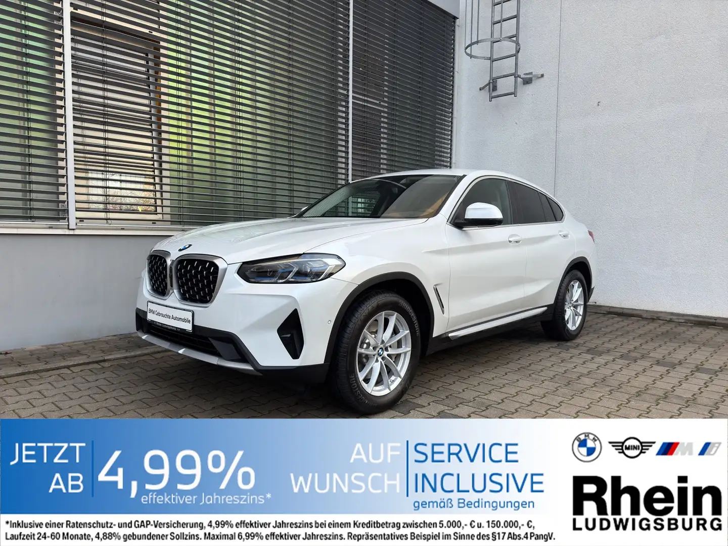 BMW X4 xDrive30i Laser ParkAs+ DrivAs AHK HUD Weiß - 1