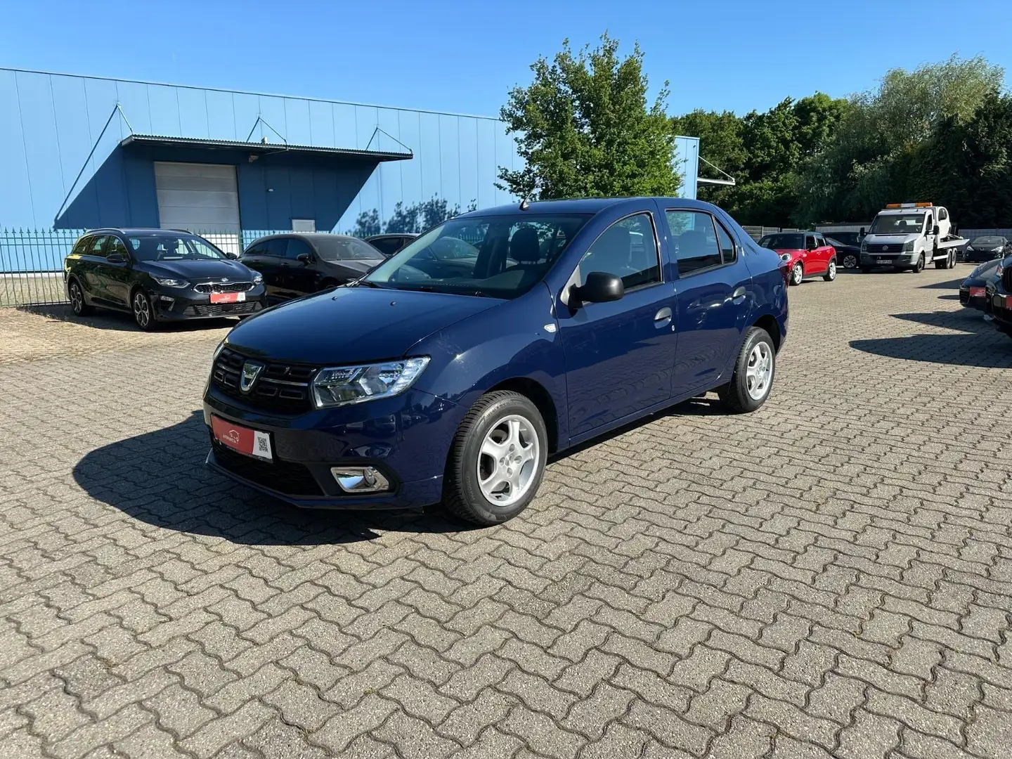Dacia Logan 2.HD Klima Alu ZV+Funk Bluetooth TÜV 12/26 Blau - 1