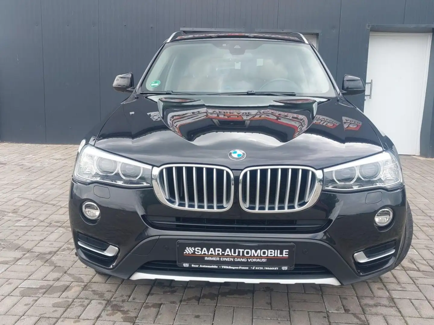 BMW X3 xDrive35d 3,0d xL AUT XEN LEDER NAVI AHK PANO Noir - 2