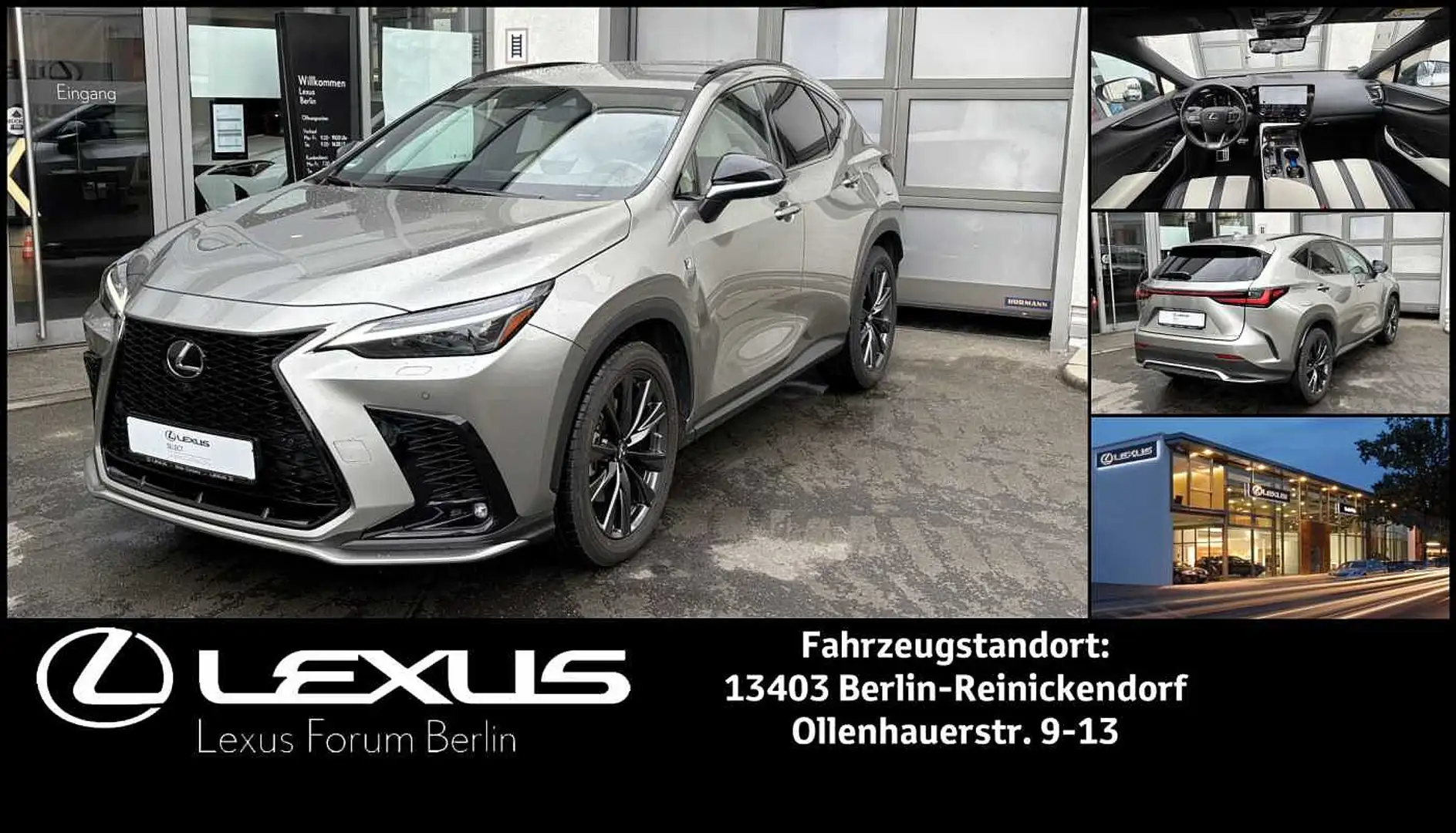 Lexus NX 450h+ NX450h+ E-FOUR F-SPORT *WKR* Сірий - 1