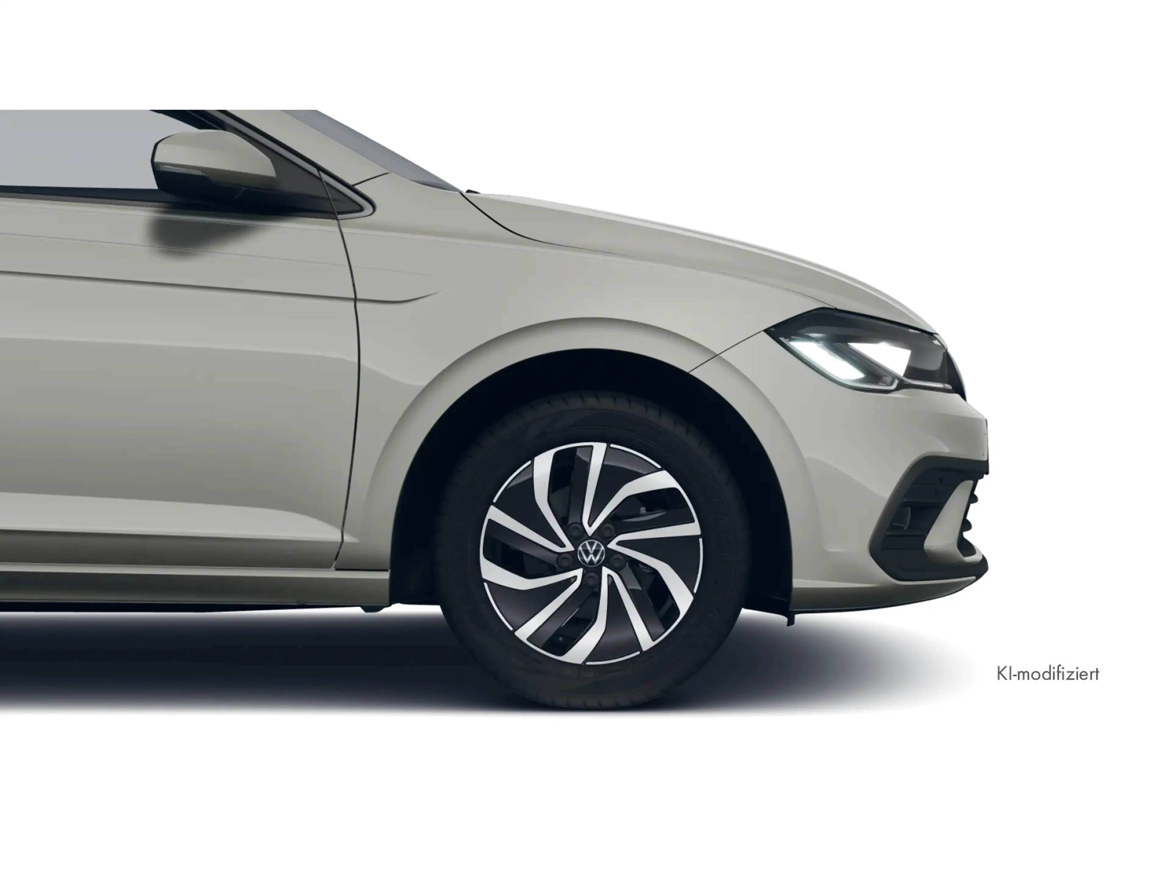 Volkswagen Polo Life 1,0 TSI | 15" in Schwarz/glanzgedreht — photo 3